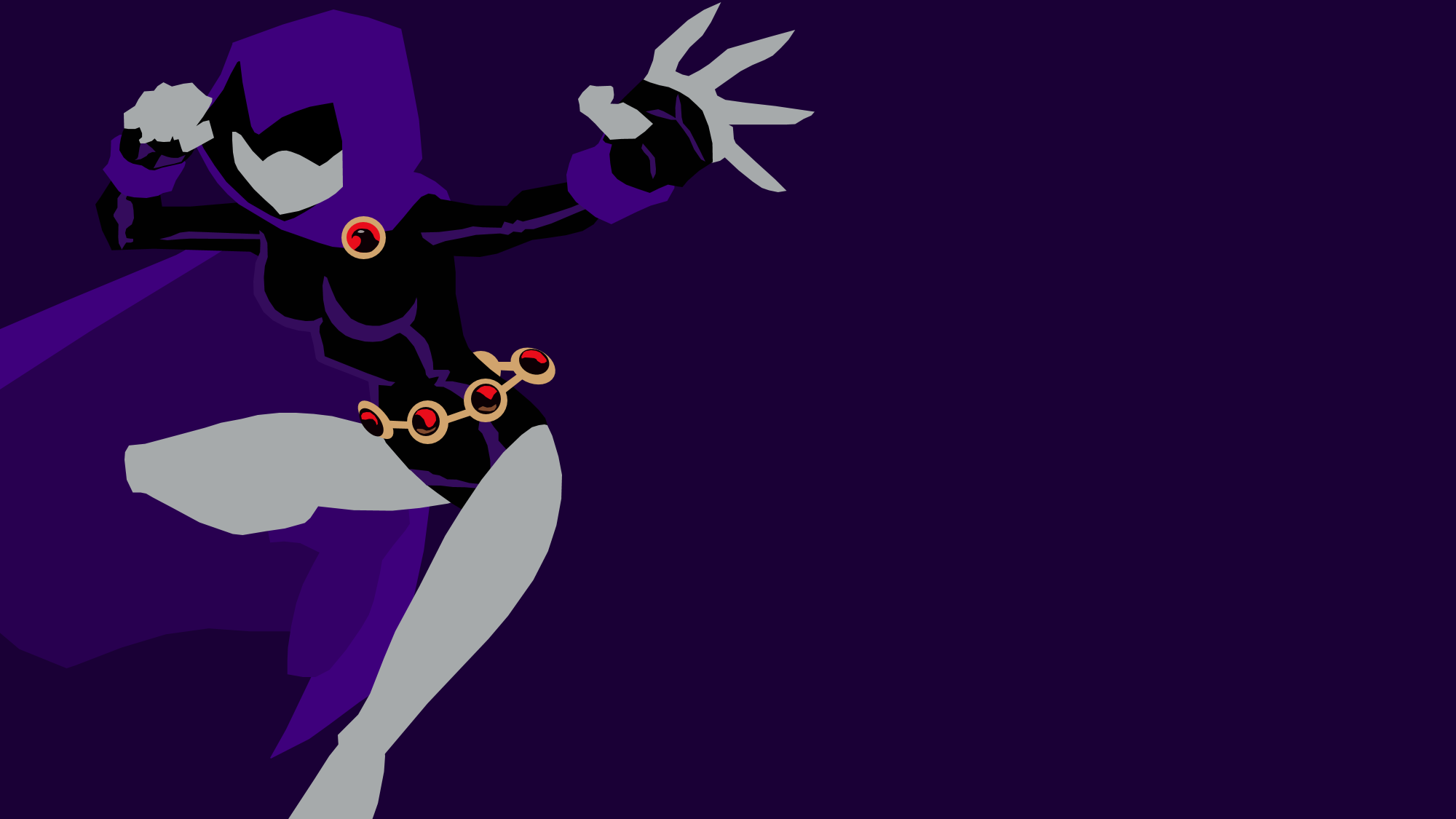 Teen Titans, Raven (character), copy space, representation