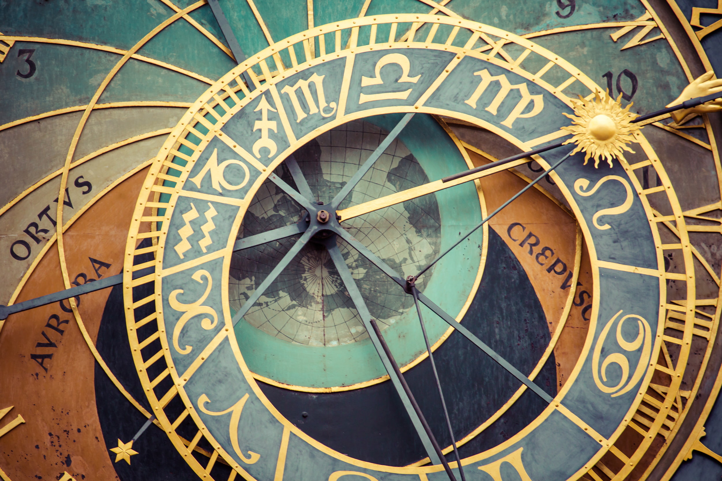 clock, prague, astronomical