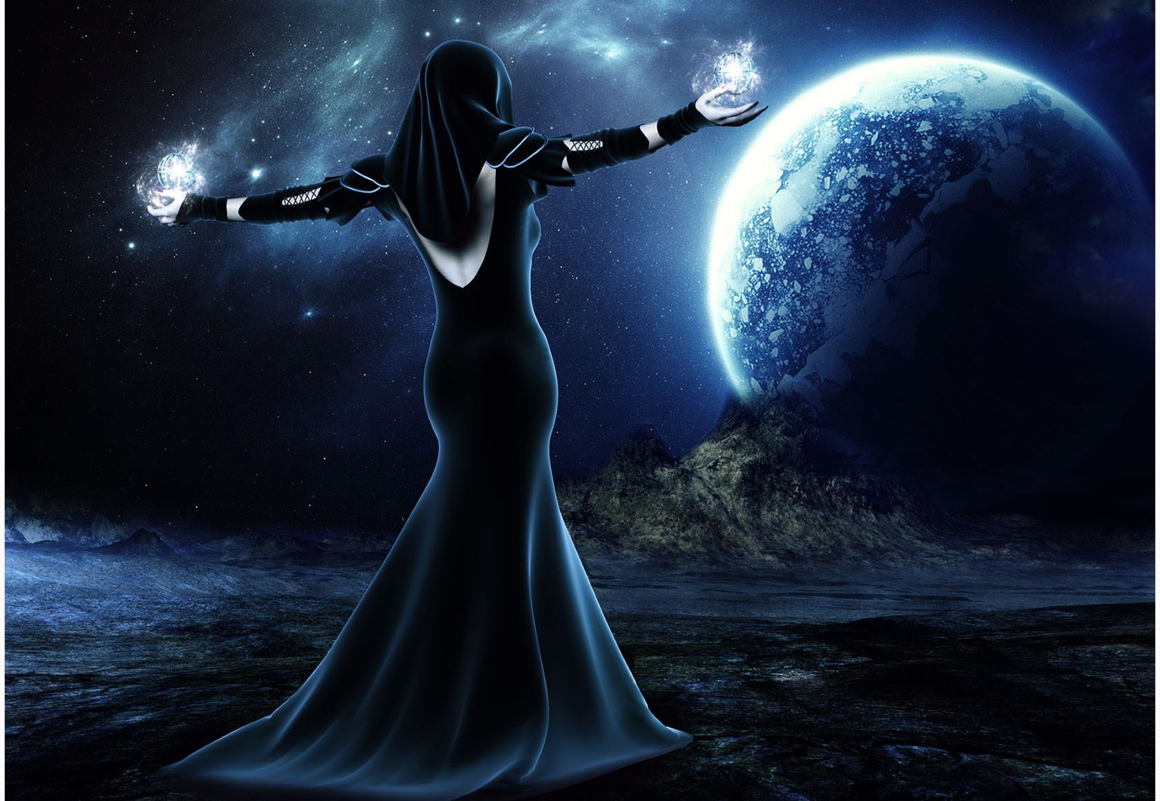 fantasy, magic, planets, sci