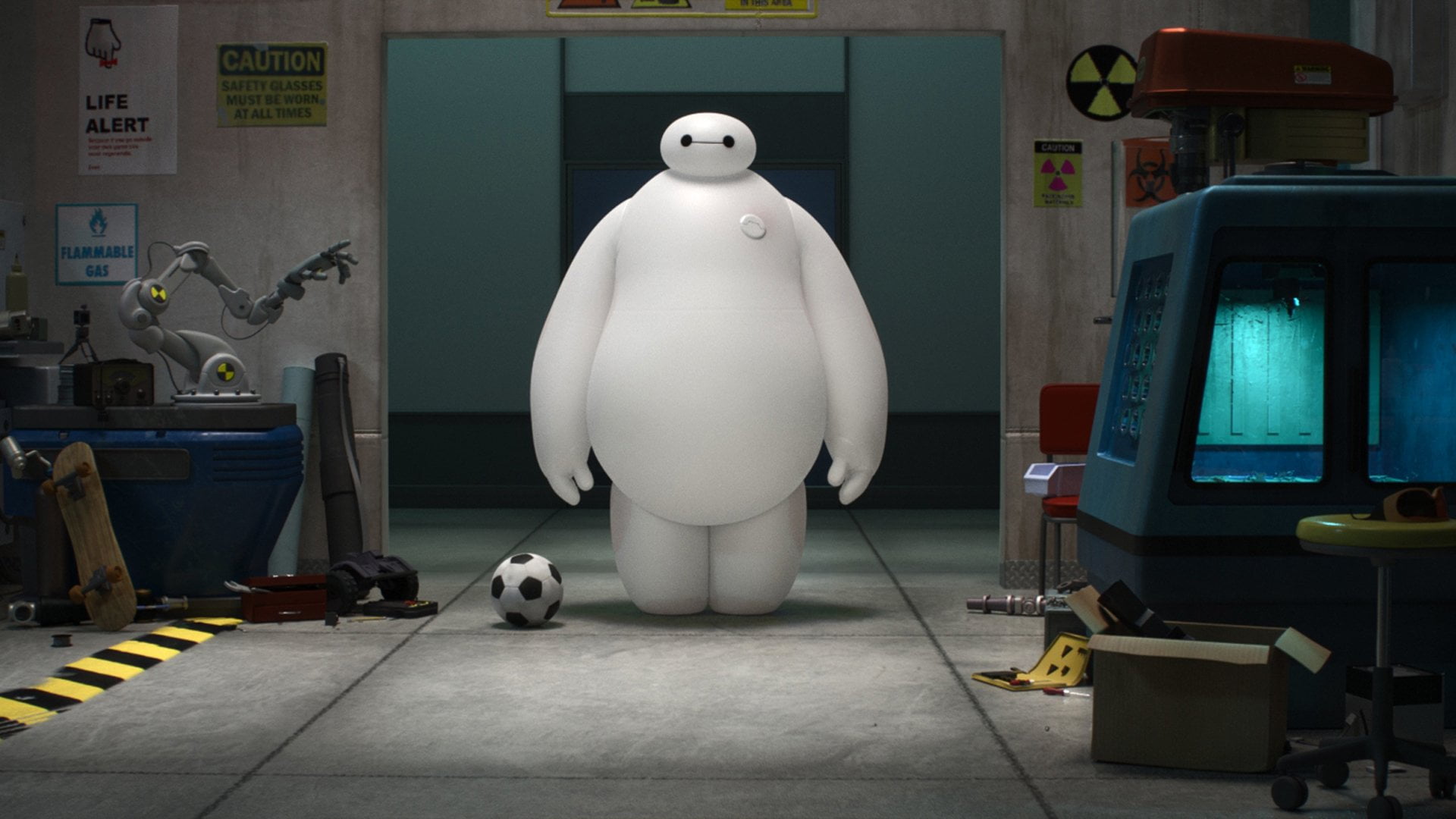 Baymax from Big Hero 6, Movie, no people, indoors, table, human representation