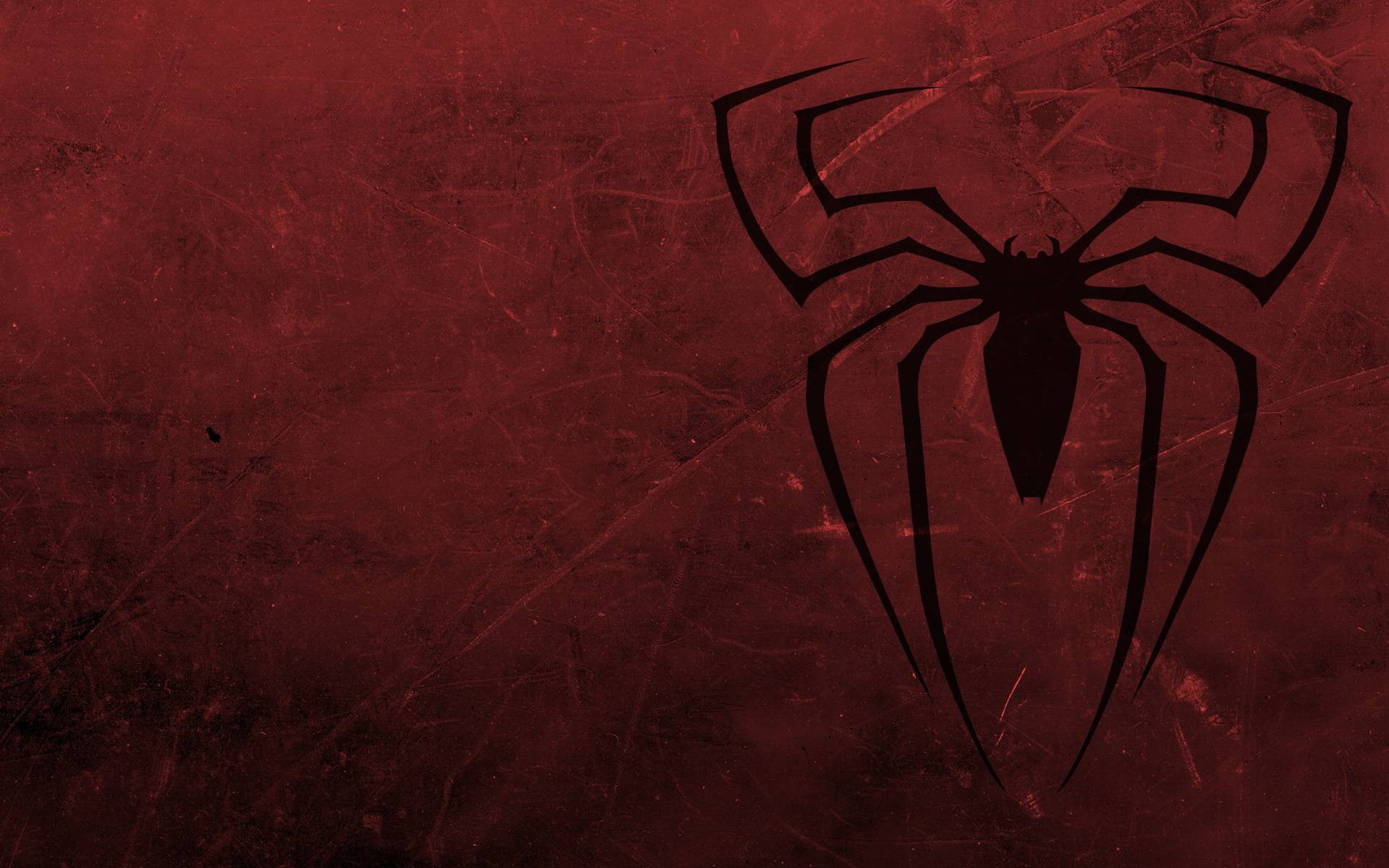 Spider-man Red HD, spider-man logo, cartoon/comic