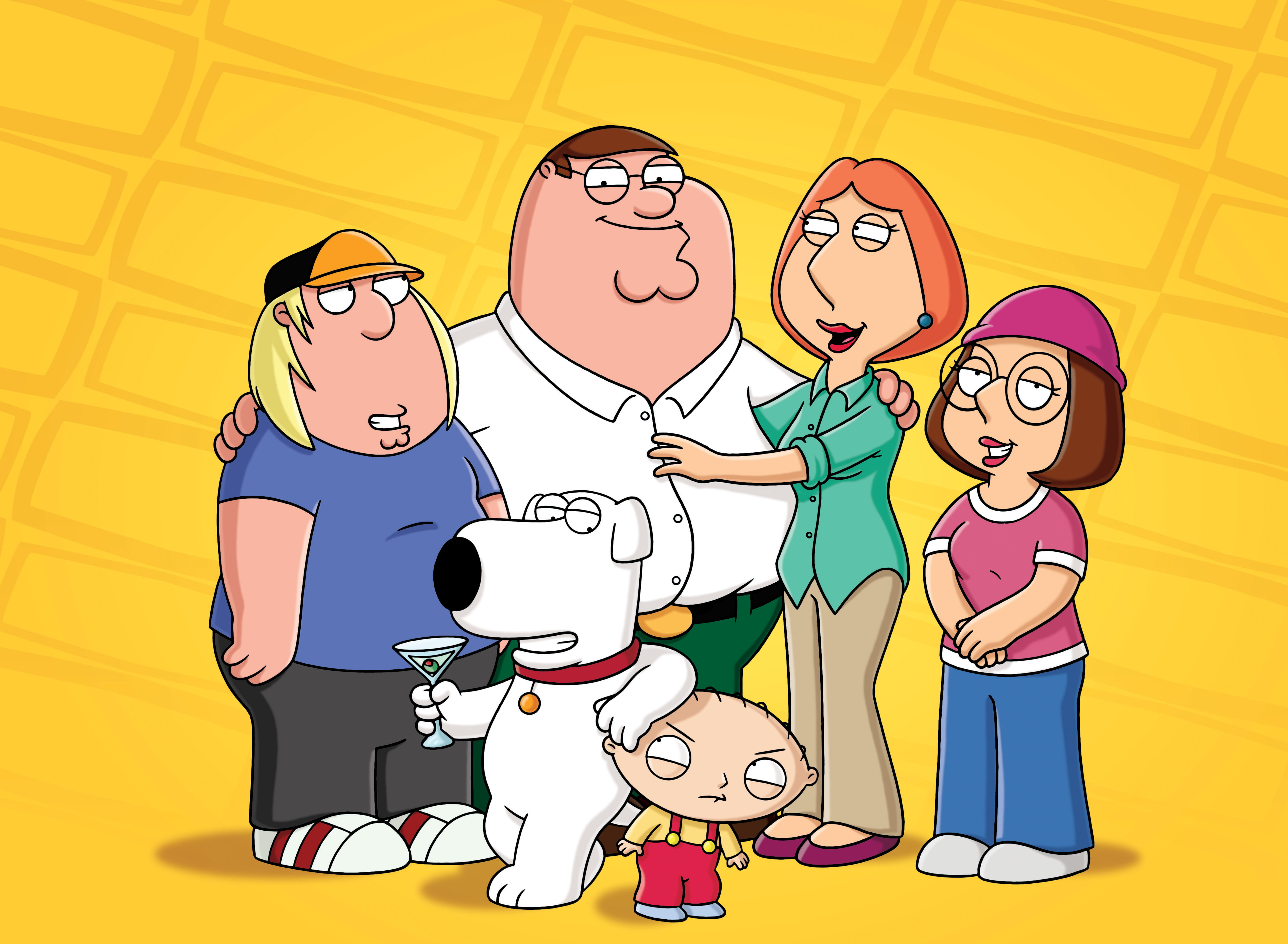 Family Guy, Peter, Chris, Laws, Brian, Meg, Stewie