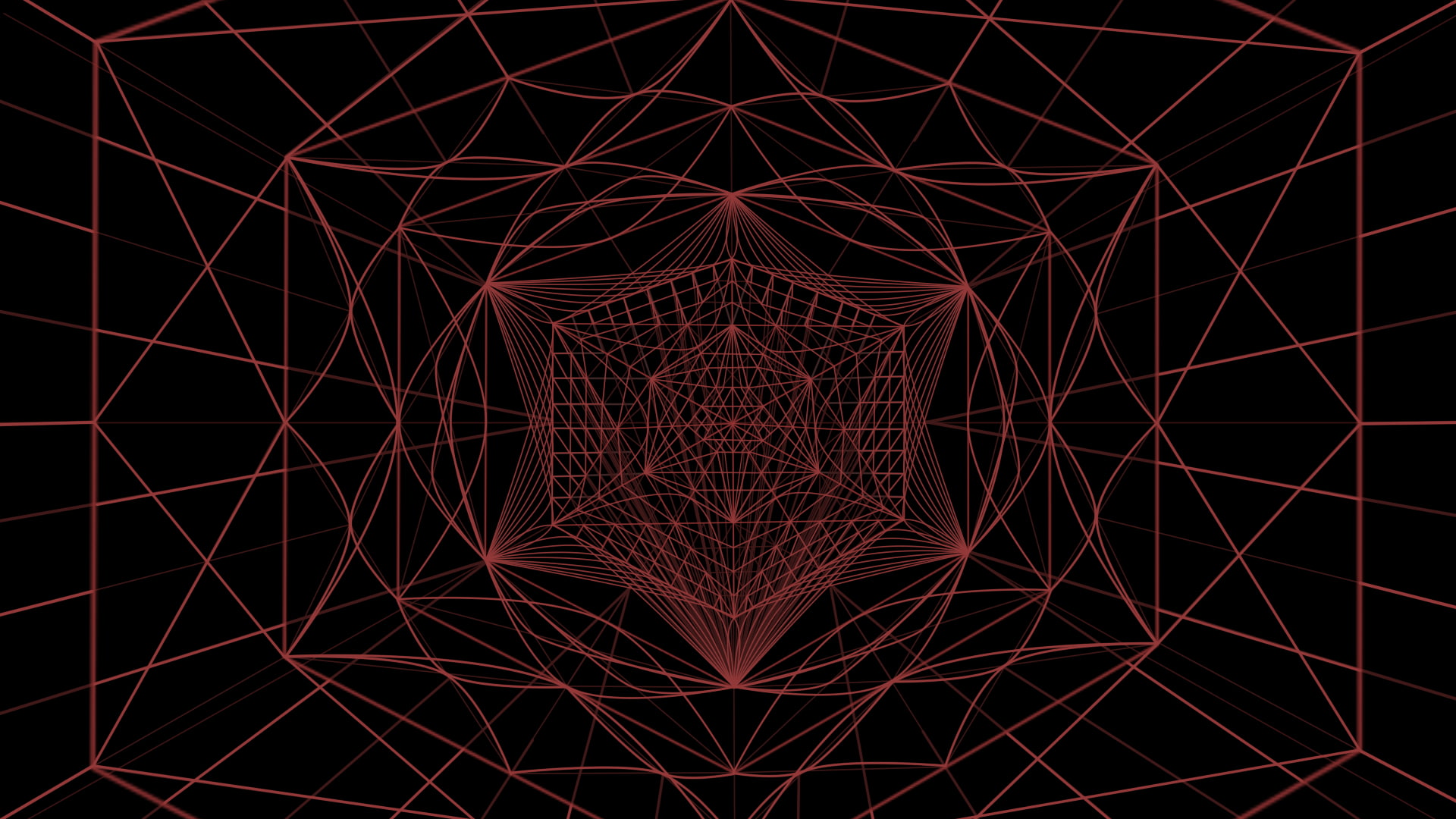 abstract, red, artwork, triangle, texture, pattern, geometry