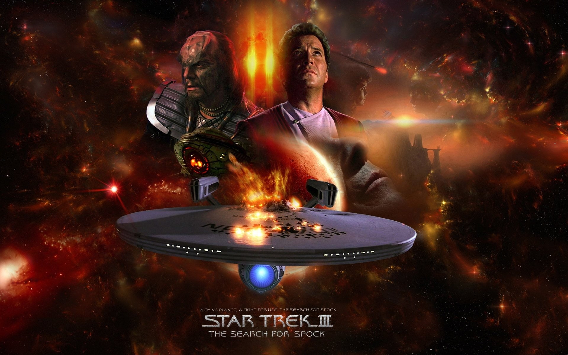 Star Trek, Star Trek III: The Search for Spock, burning, fire