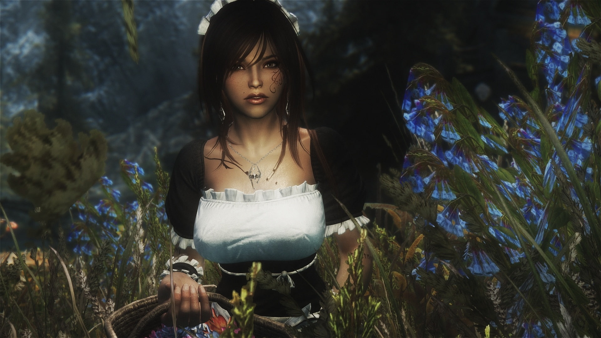 games, girls-mods-sexy-maid-skyrim-nexus