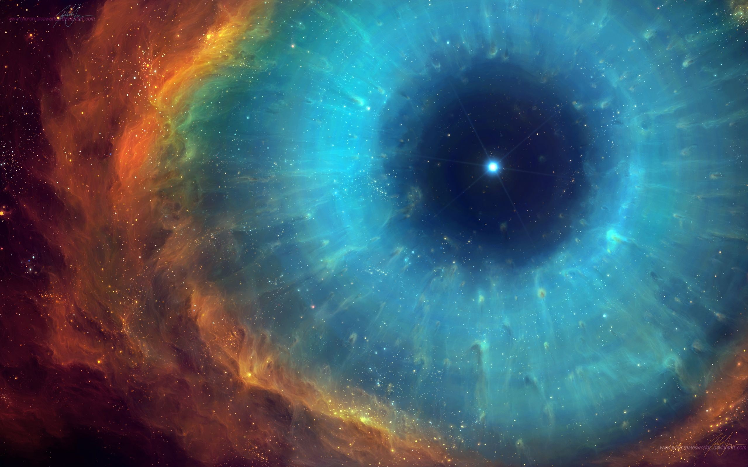 nebula, space, eye of god nebula