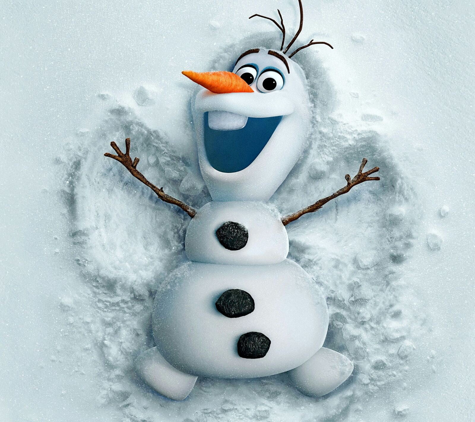 Disney Frozen Olaf digital wallpaper, snowman, Frozen (movie)