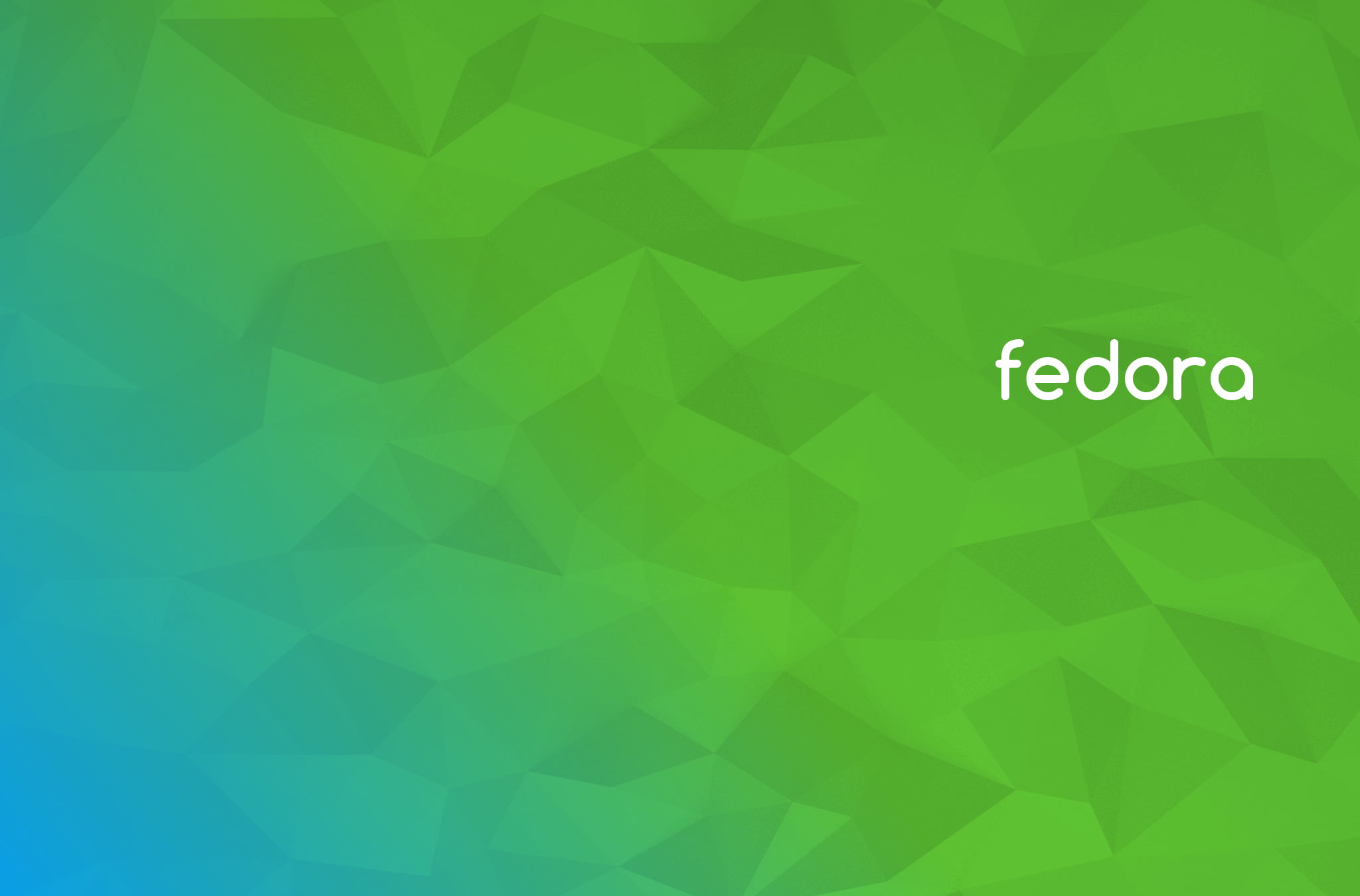 green background with fedora text overlay, Linux, GNU, operating system