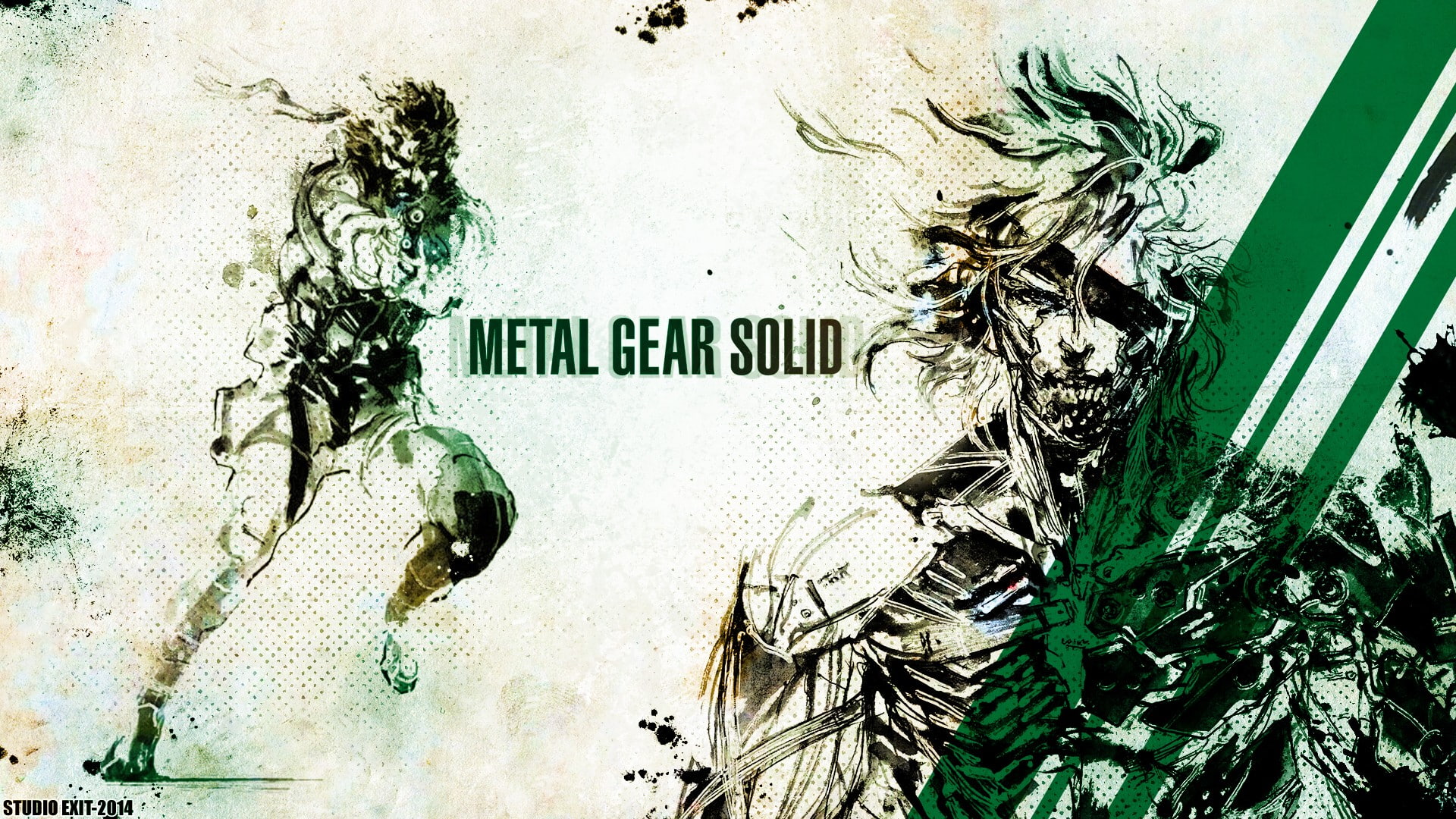 metal gear solid, Raiden, Solid Snake