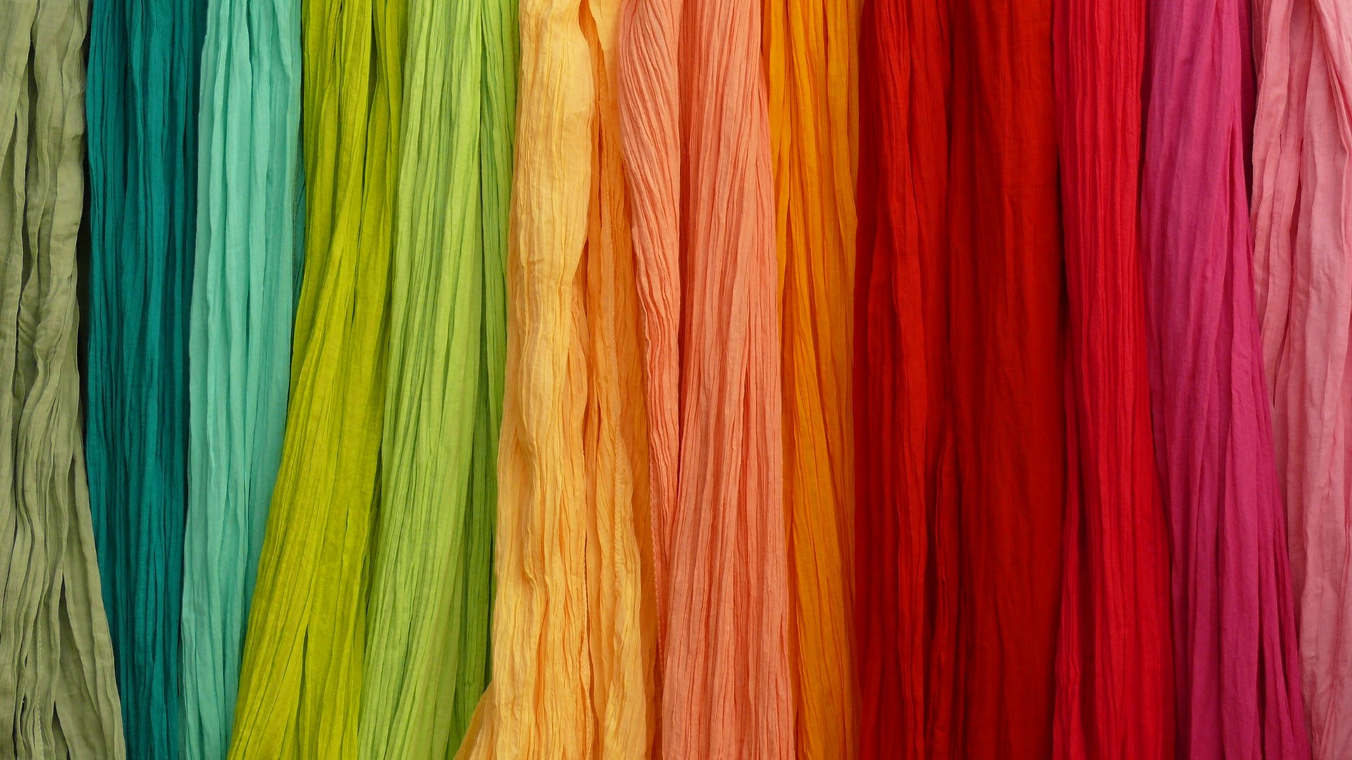 assorted-color textile lot, canvas, rainbow, fabric, curtains