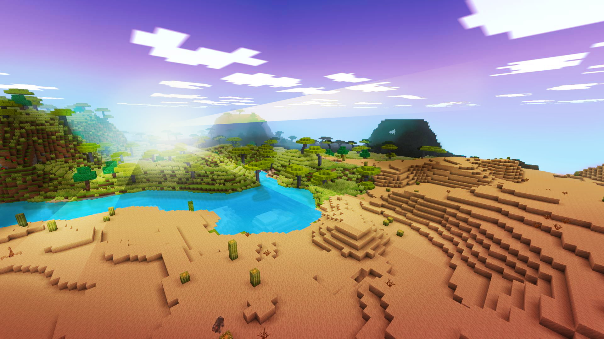 Minecraft, digital, Video Game Landscape, Digital Artist, 3D graphics