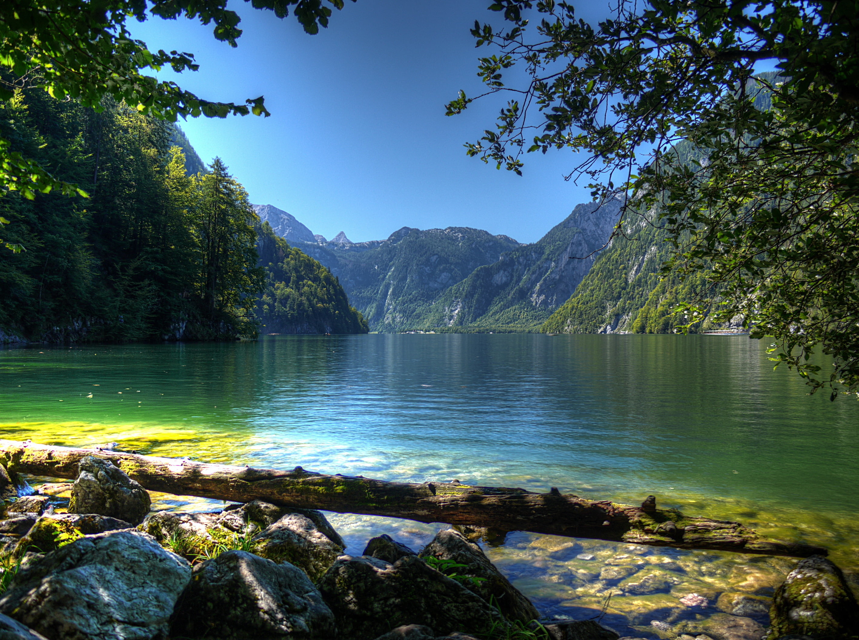green lake, water, landscape, nature, river, photo, Germany, Bayern