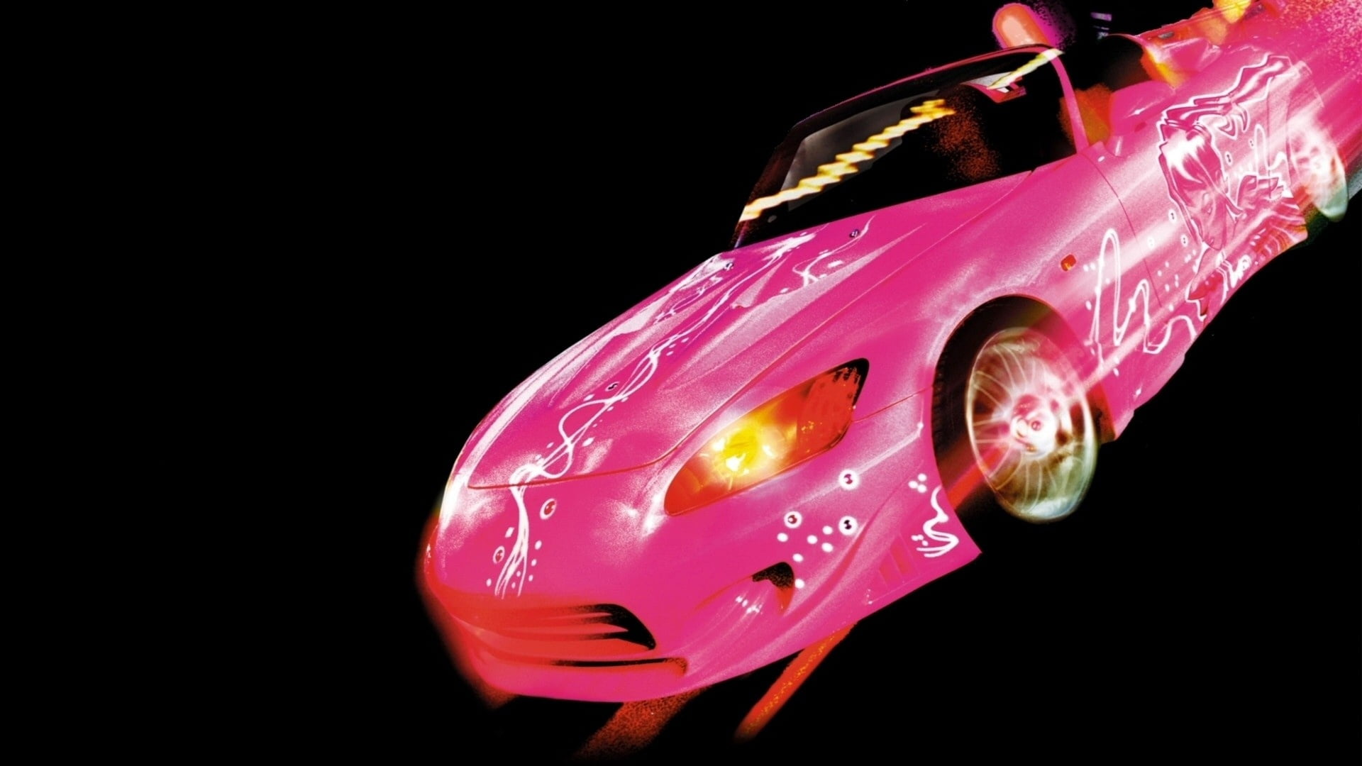 pink convertible, 2 fast 2 furious, car, honda, s2000, speed