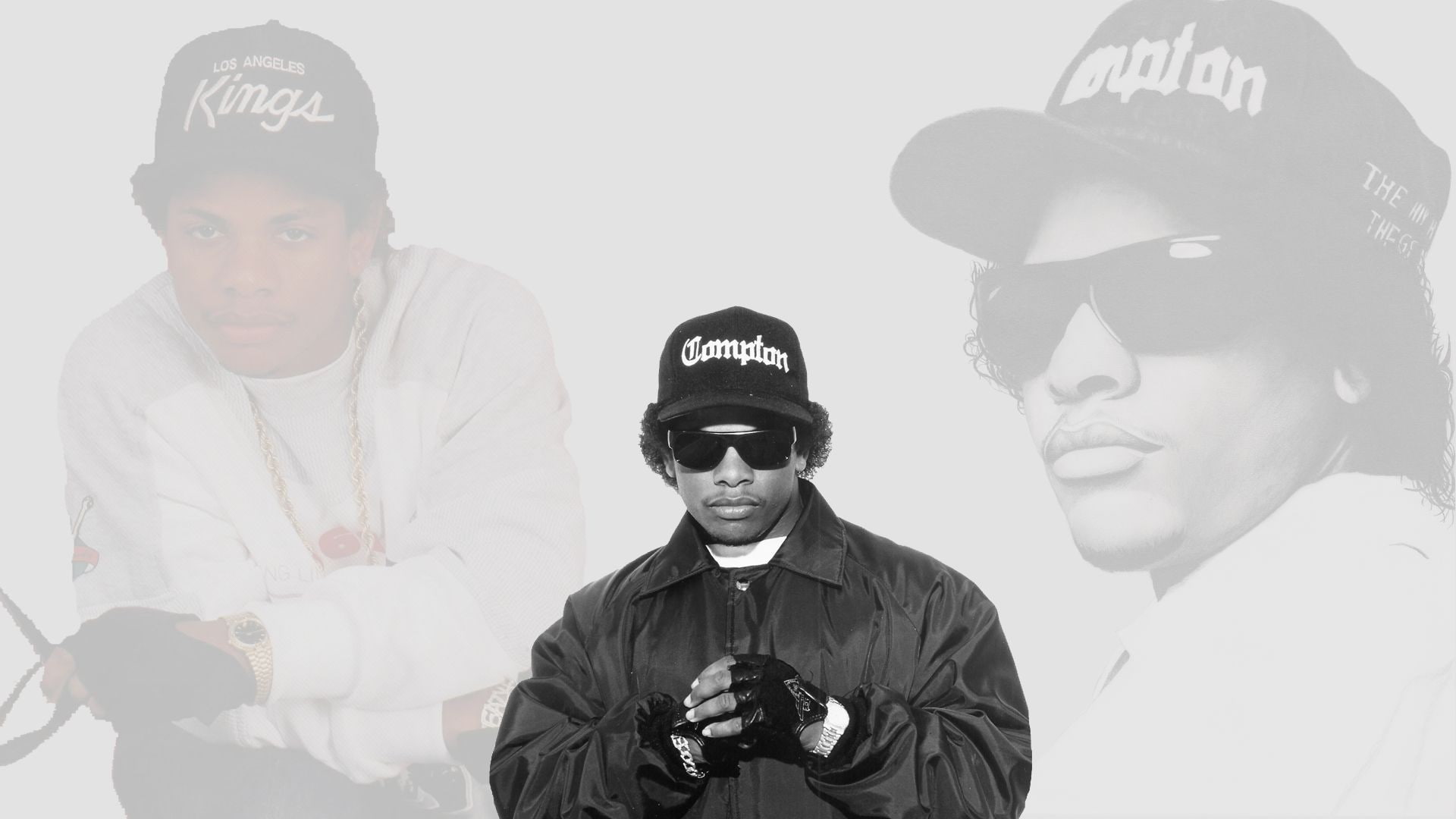 N.W.A, Eazy-E, portrait, looking at camera, young adult, clothing