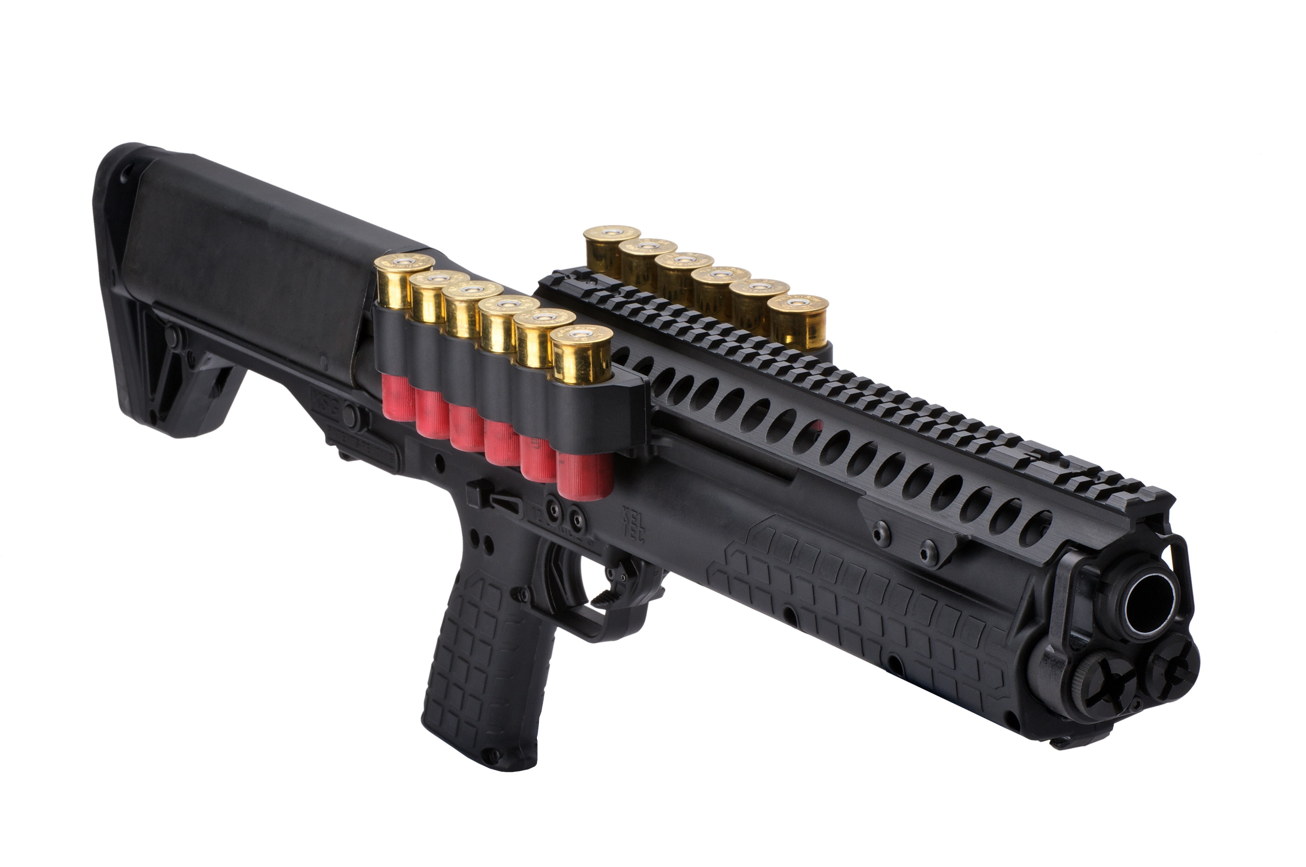 gun, weapon, shotgun, ammunition, Kel-Tec KSG, 12 gauge
