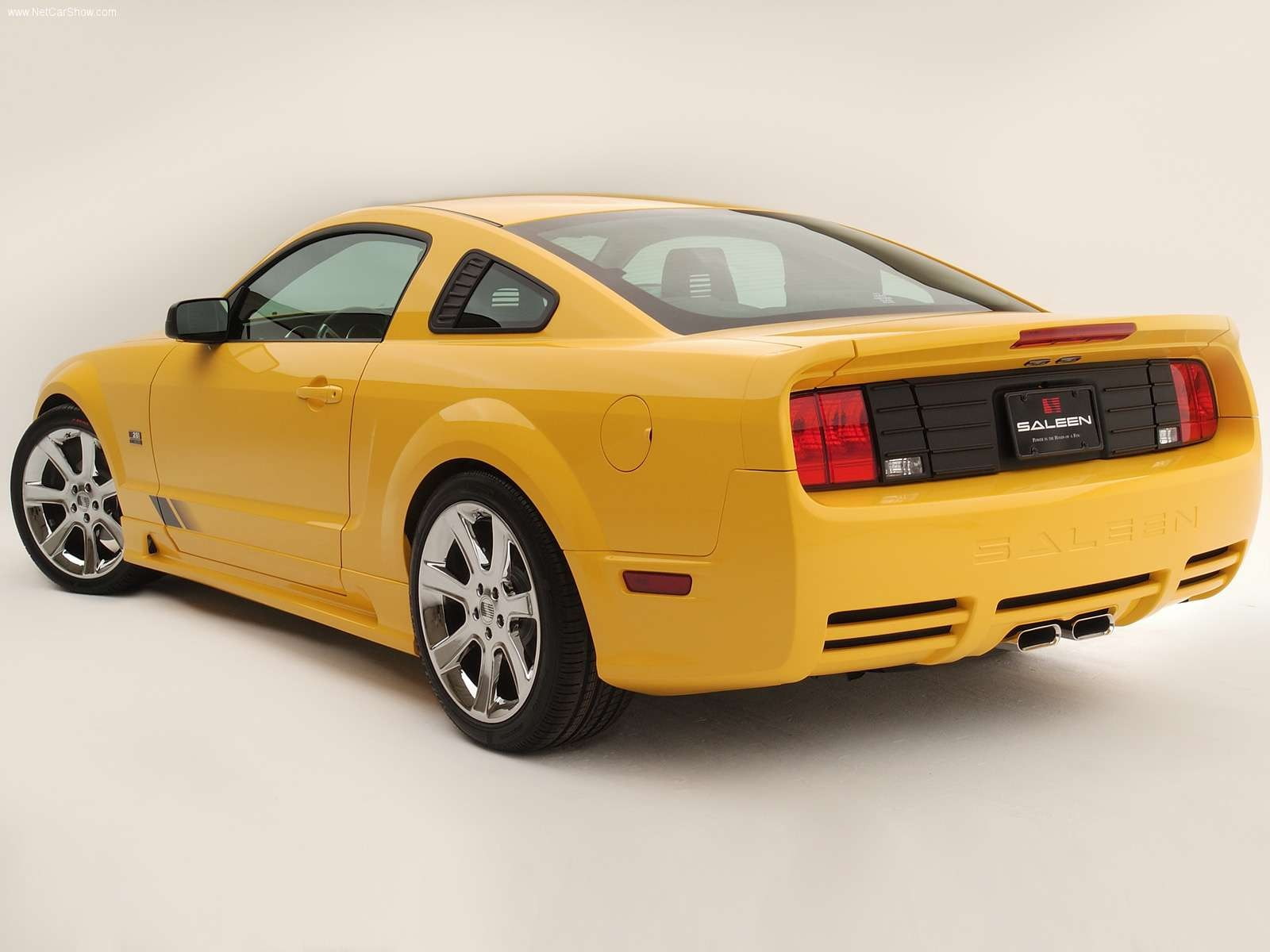 Saleen, car, yellow cars, simple background, vehicle, mode of transportation
