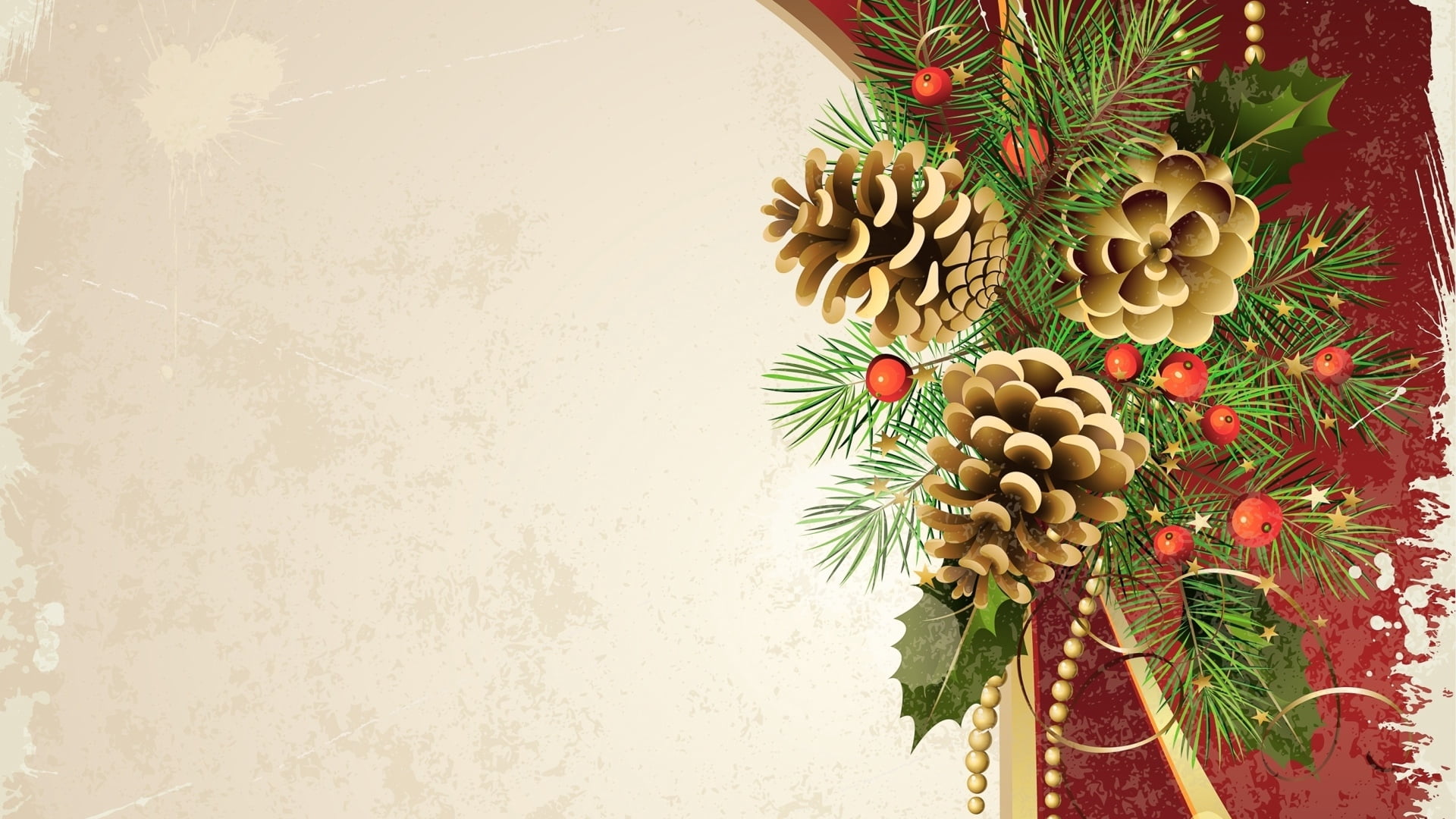 brown pinecone decor, cones, fir, decoration, christmas, winter
