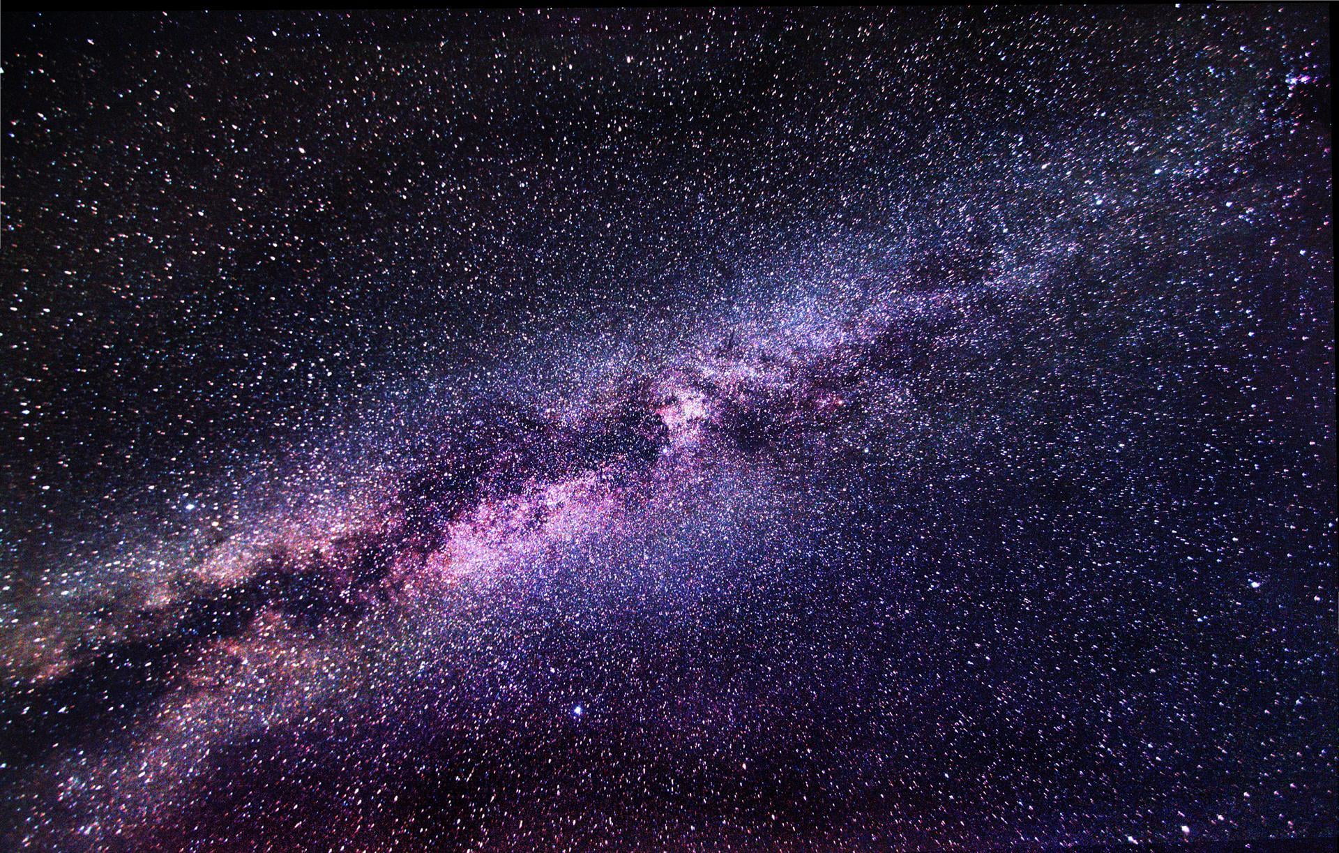 Milky Way illustration, space, stars, The Milky Way, astronomy