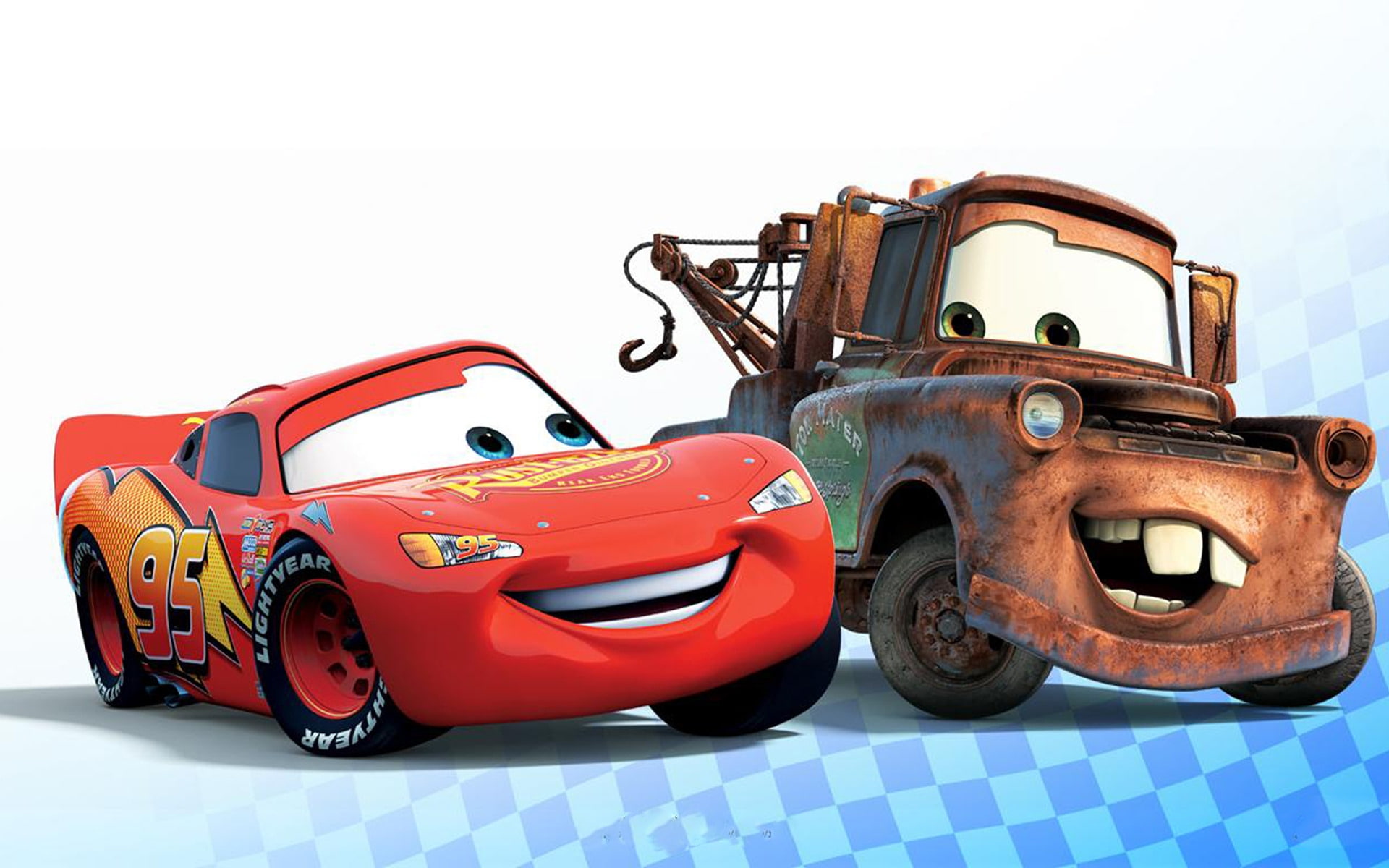 Cars Lightning McQueen and Mater, animation, pixar, adventure
