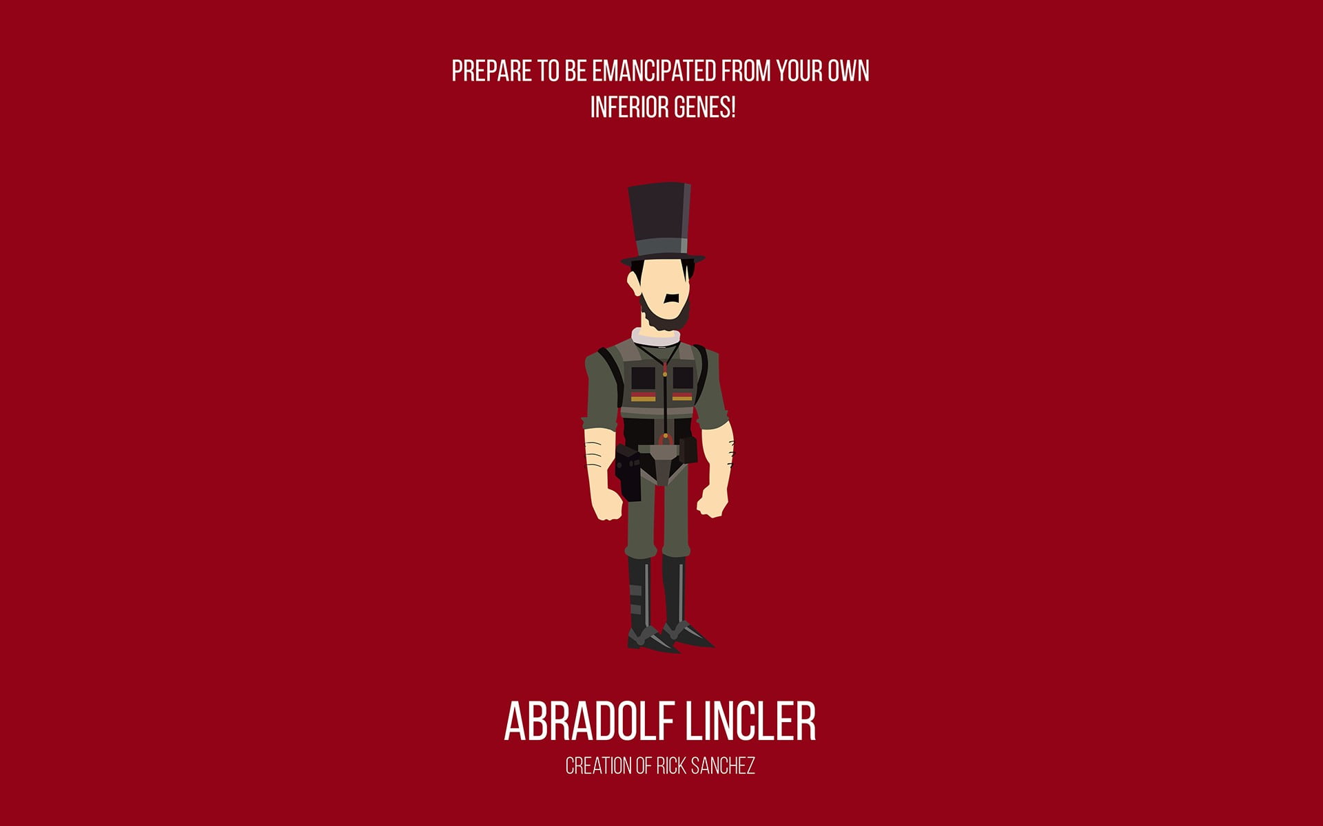 Free download | HD wallpaper: Abradolf Lincler illustration, Rick and ...