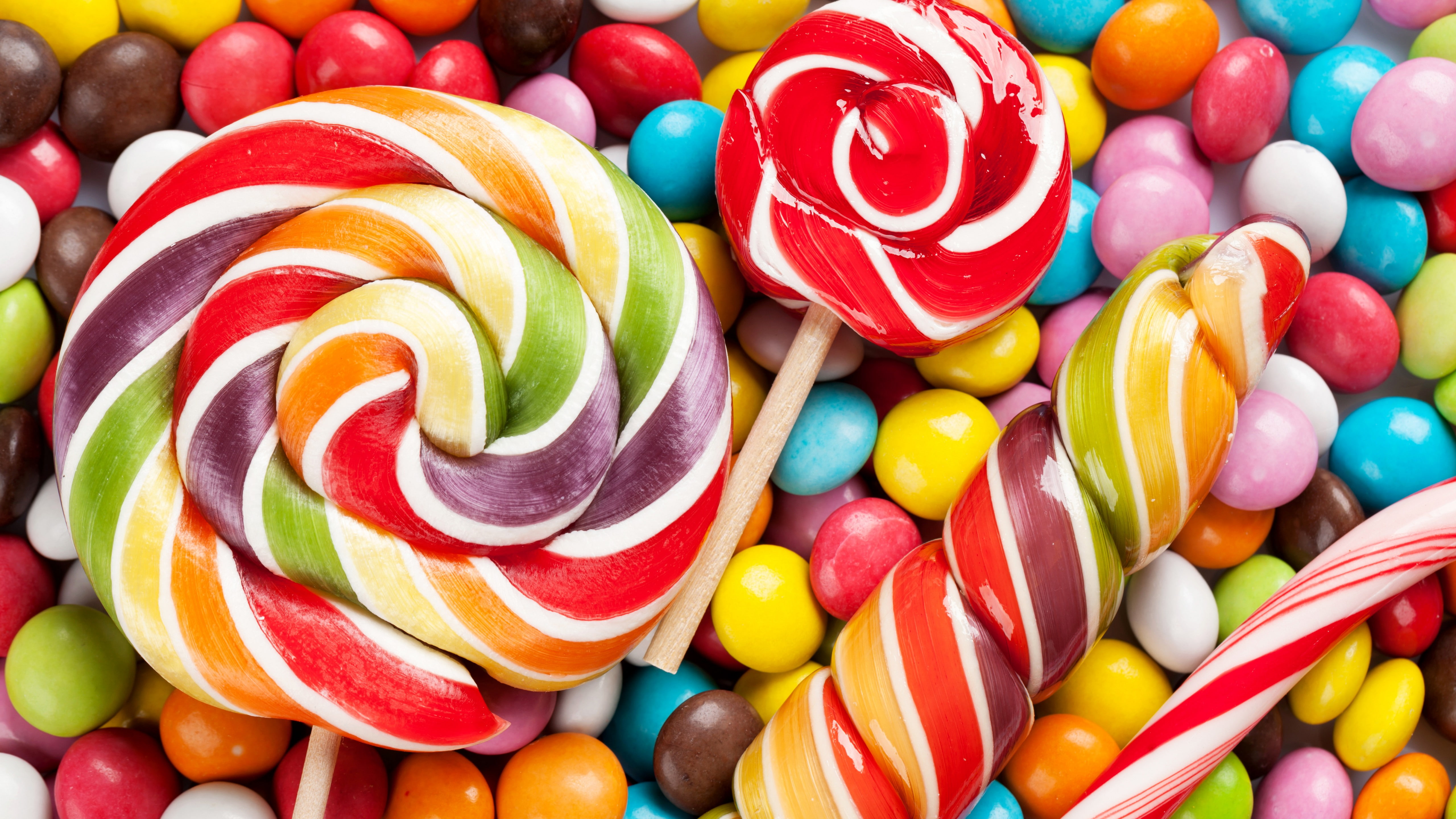 assorted candies, colorful, 4k, 5k wallpaper, candy, abstract