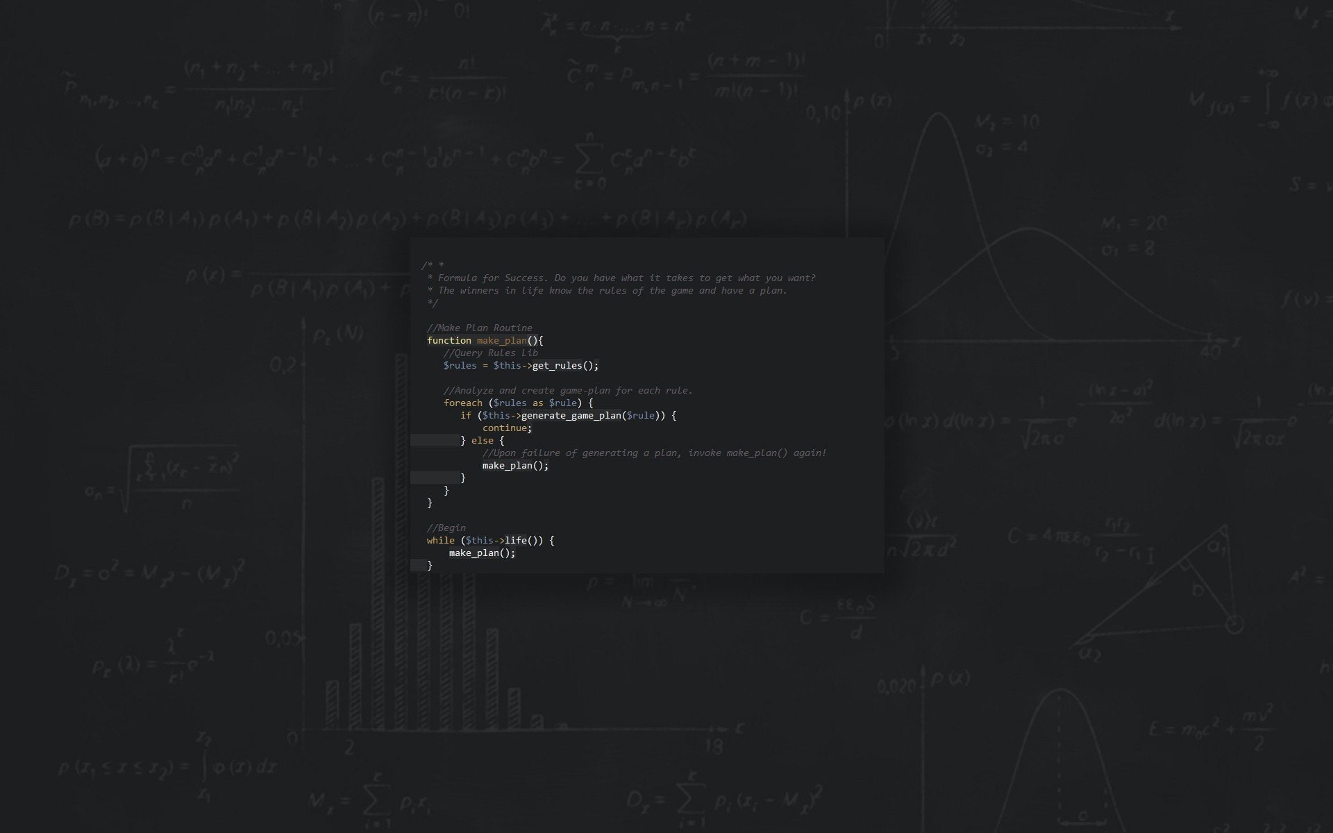 php programming life success