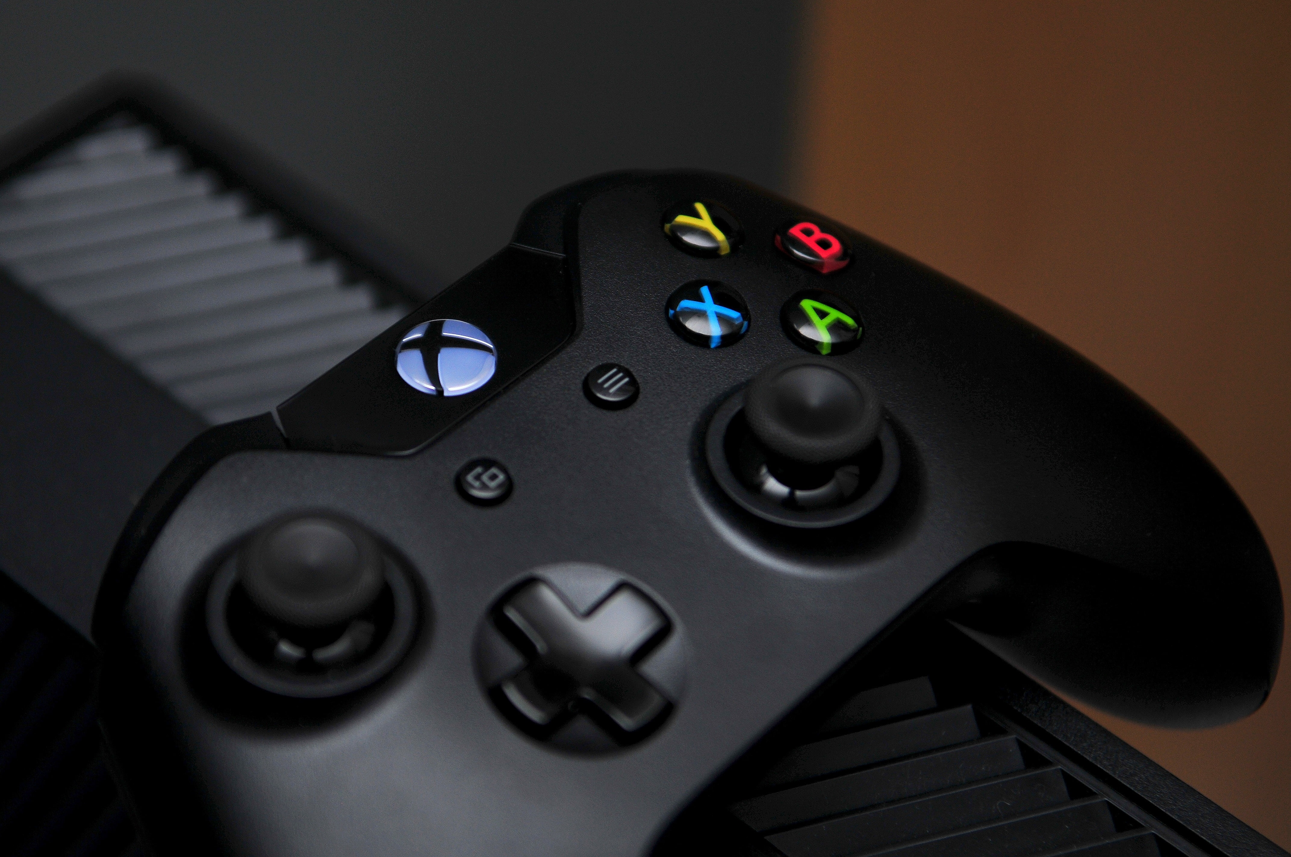 xbox controller, console, Technology, communication, close-up
