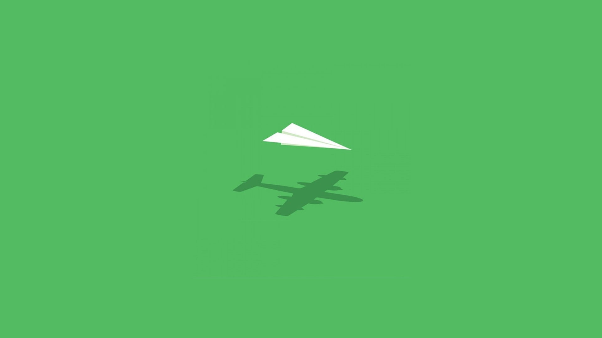1920x1080 px Paper Planes Simple Nature Forests HD Art