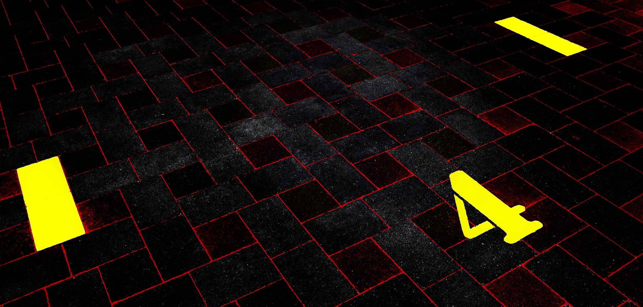 digital art, numbers, texture, high angle view, yellow, sign