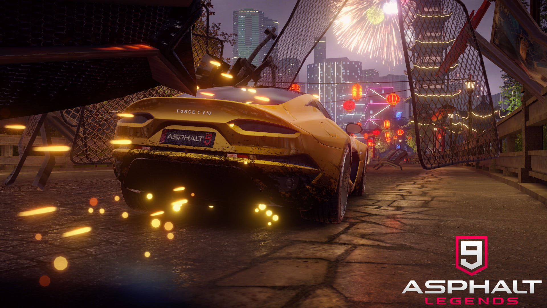 Video Game, Asphalt 9: Legends, Racing, Sport Car, Yellow Car