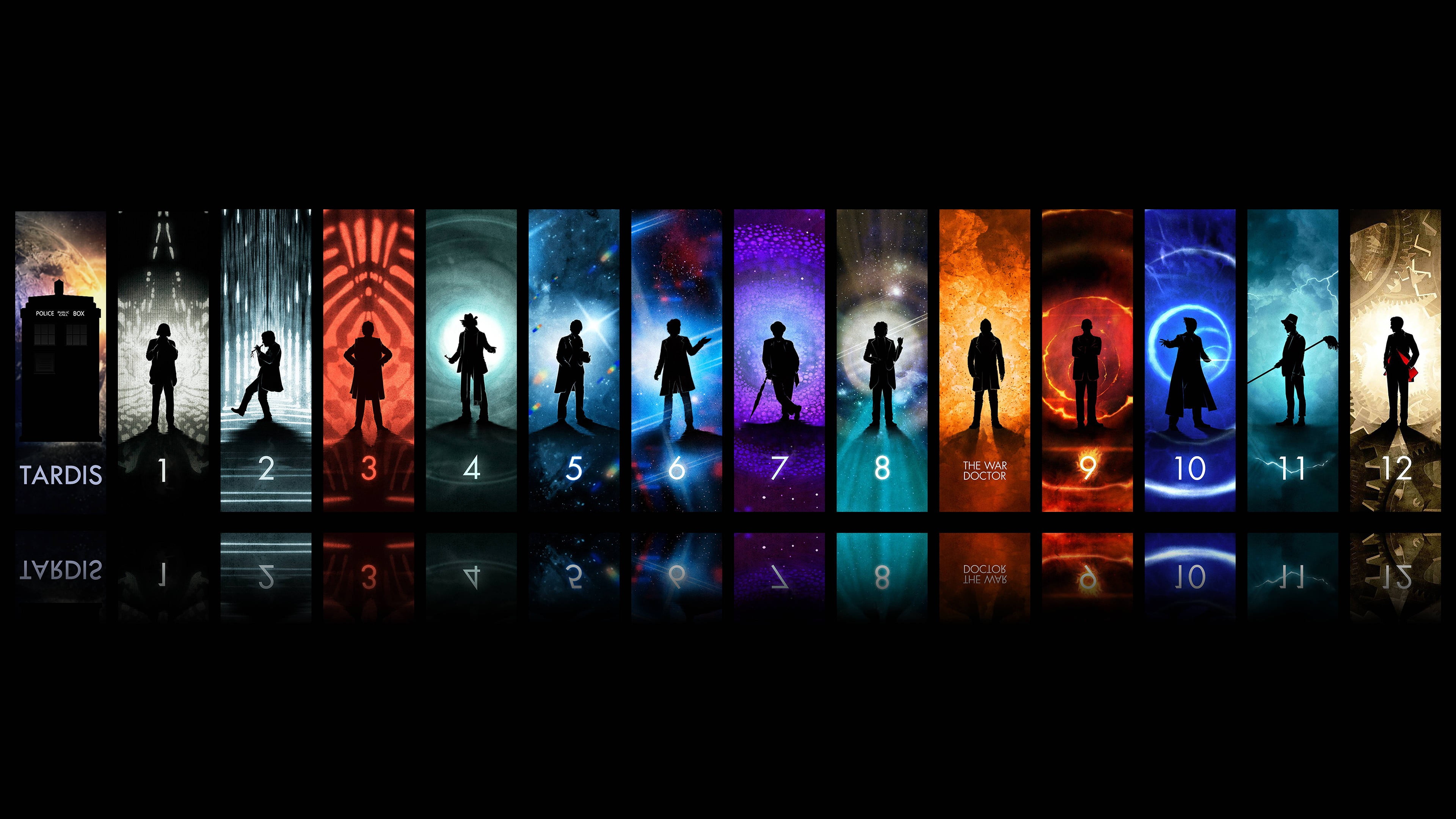 Tardis digital wallpaper, Doctor Who, TV, simple background, time travel