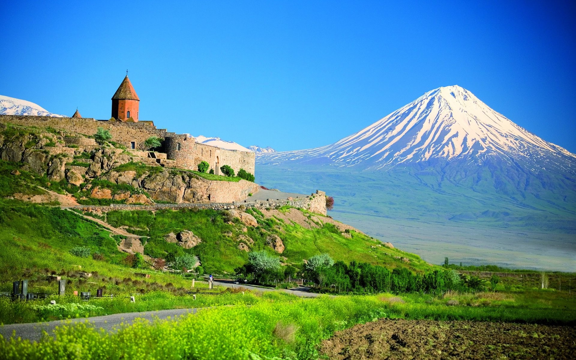 landscape, Mount Ararat, nature, mountain, architecture, beauty in nature
