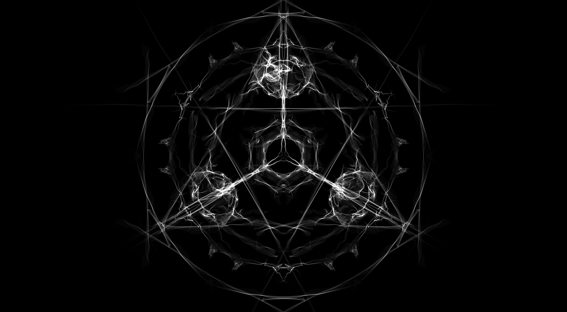 black background, Transmutation Circle, minimalism