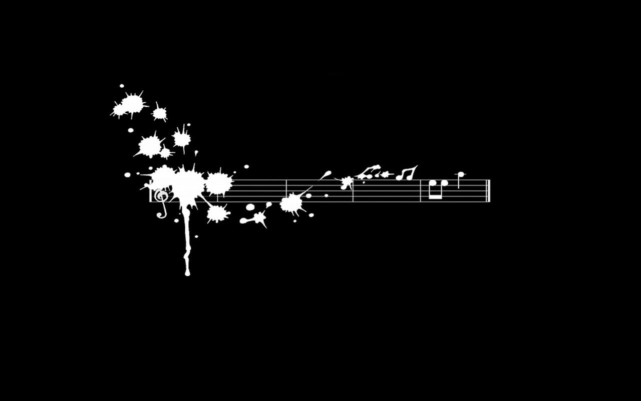 music note illustration, Rap Monster, night, copy space, illuminated