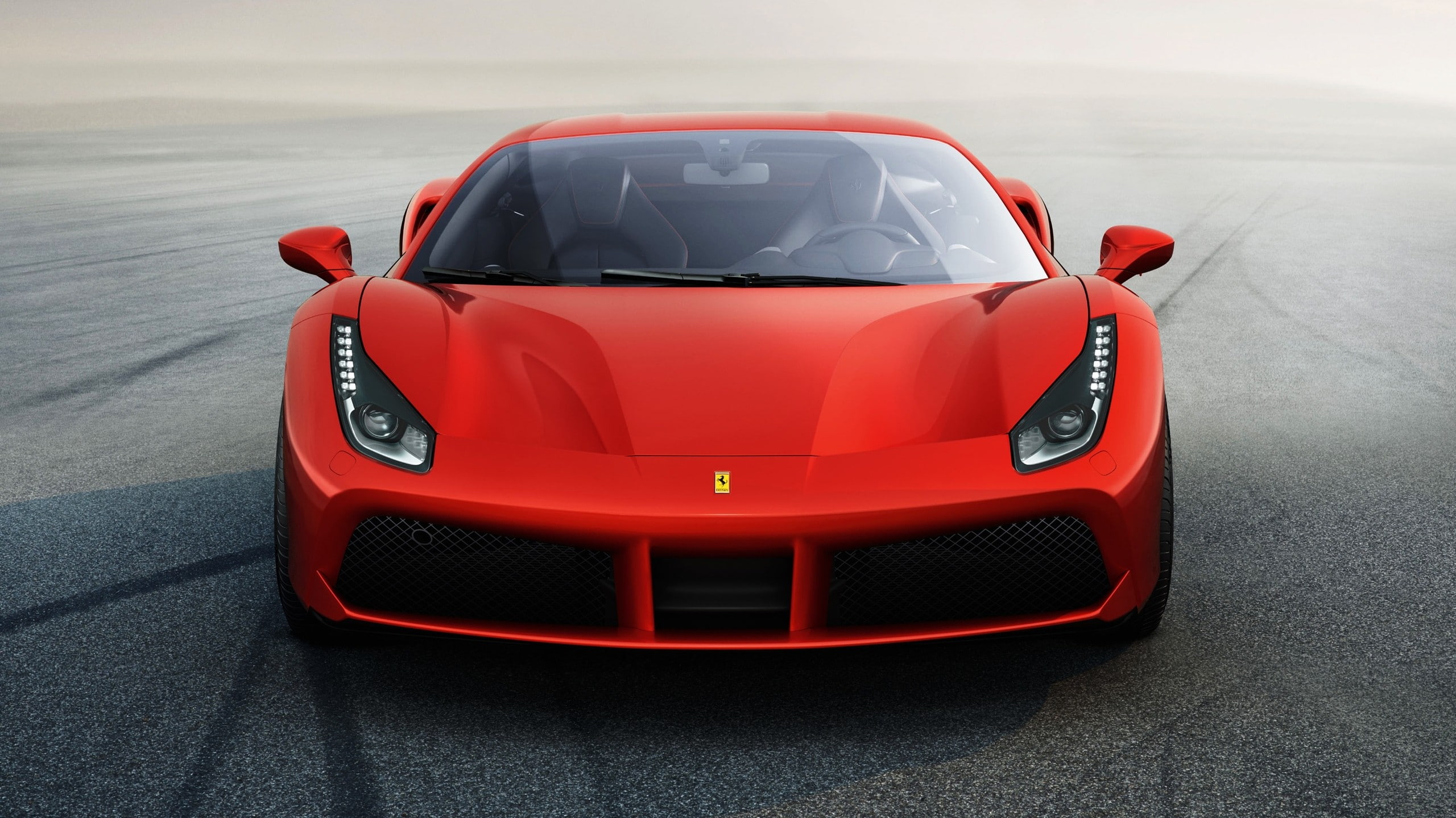 488 GTB, Ferrari, 2015, red, supercar