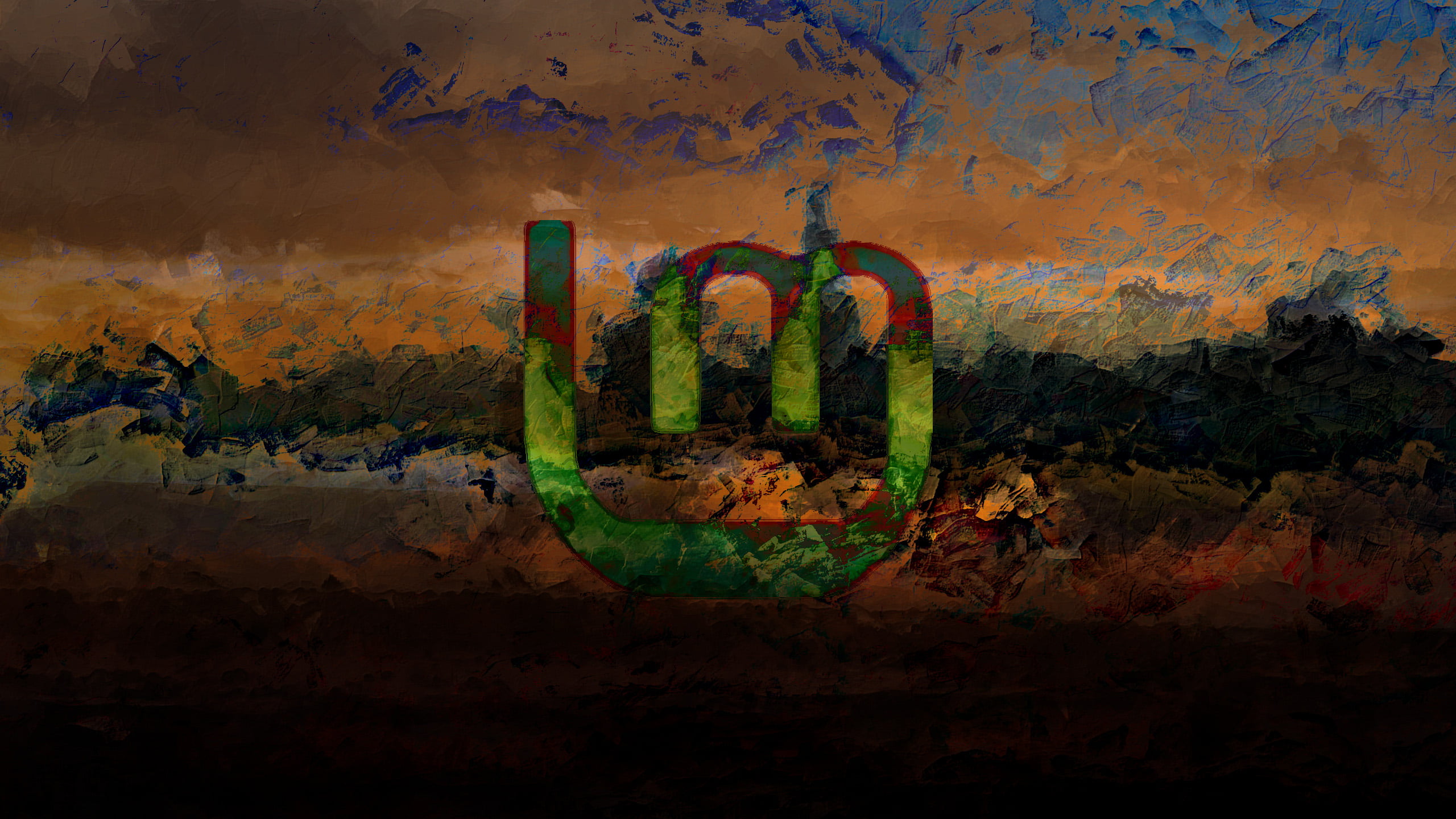 Linux, Linux Mint, artwork, texture