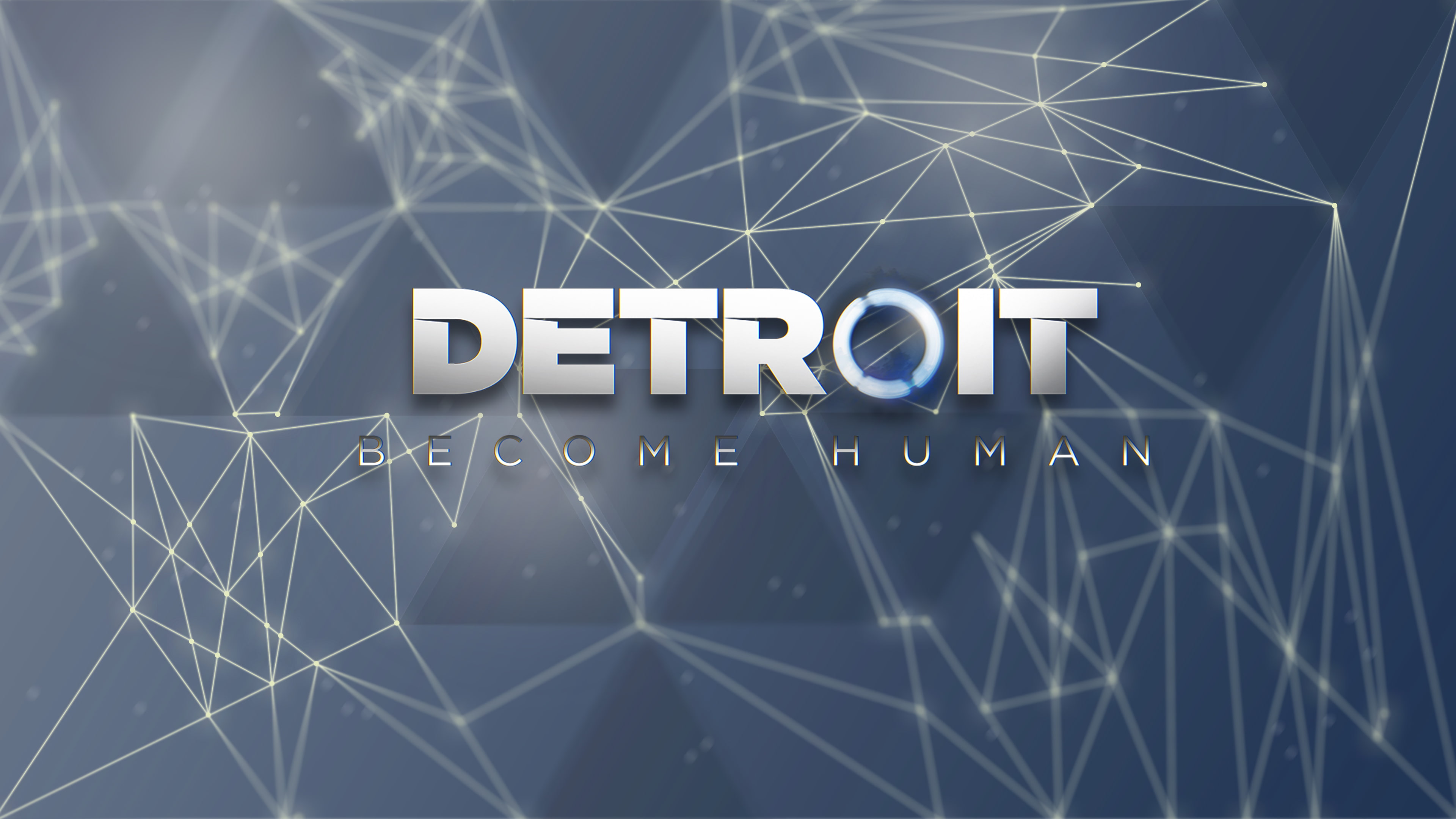 Plexus, Detroit: Become Human, lines, dots, blue, communication