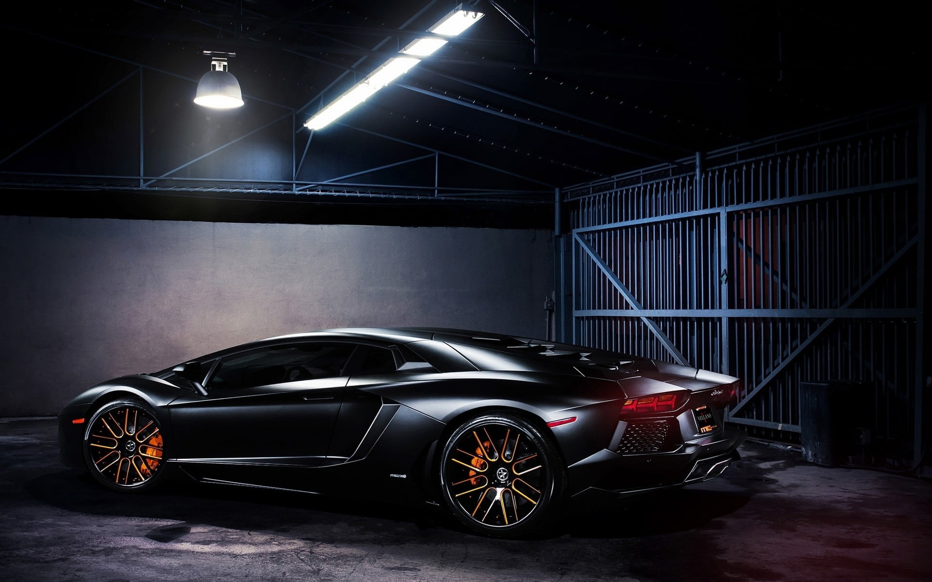 black supercar, Lamborghini Aventador, black cars, vehicle, Super Car