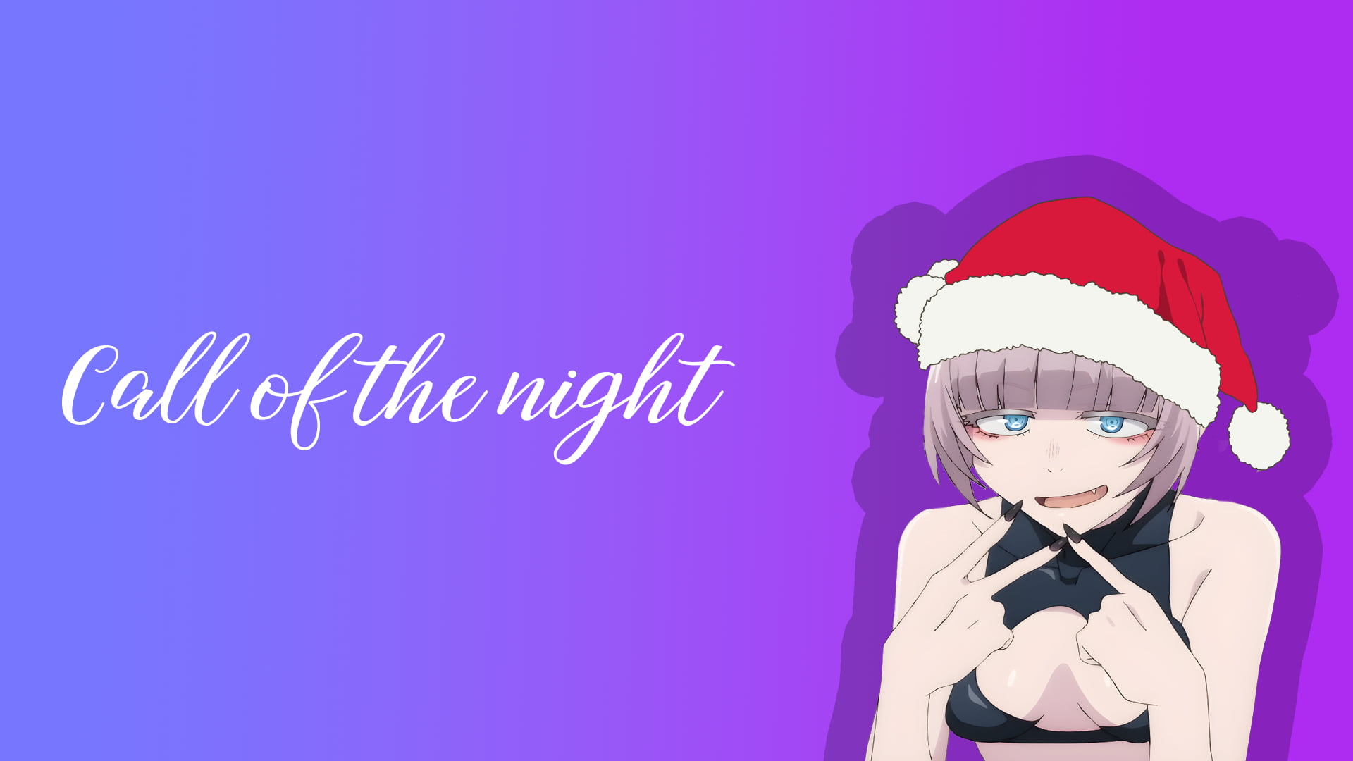 Call of the Night, anime girls, Nazuna Nanakusa, purple background