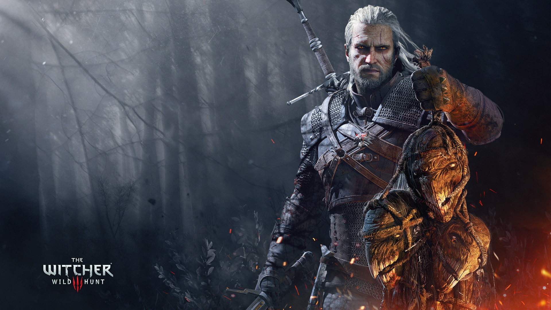 the witcher 3 wild hunt, adult, males, weapon, one person, men