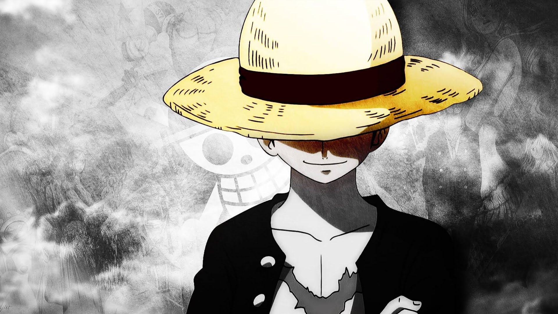 Monkey D. Luffy, One Piece, straw hat