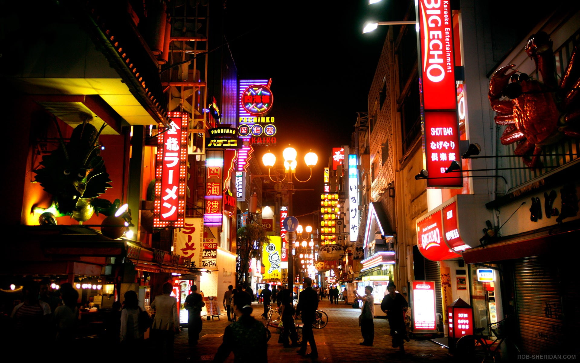 lighting signage lot, Japan, neon, illuminated, night, built structure