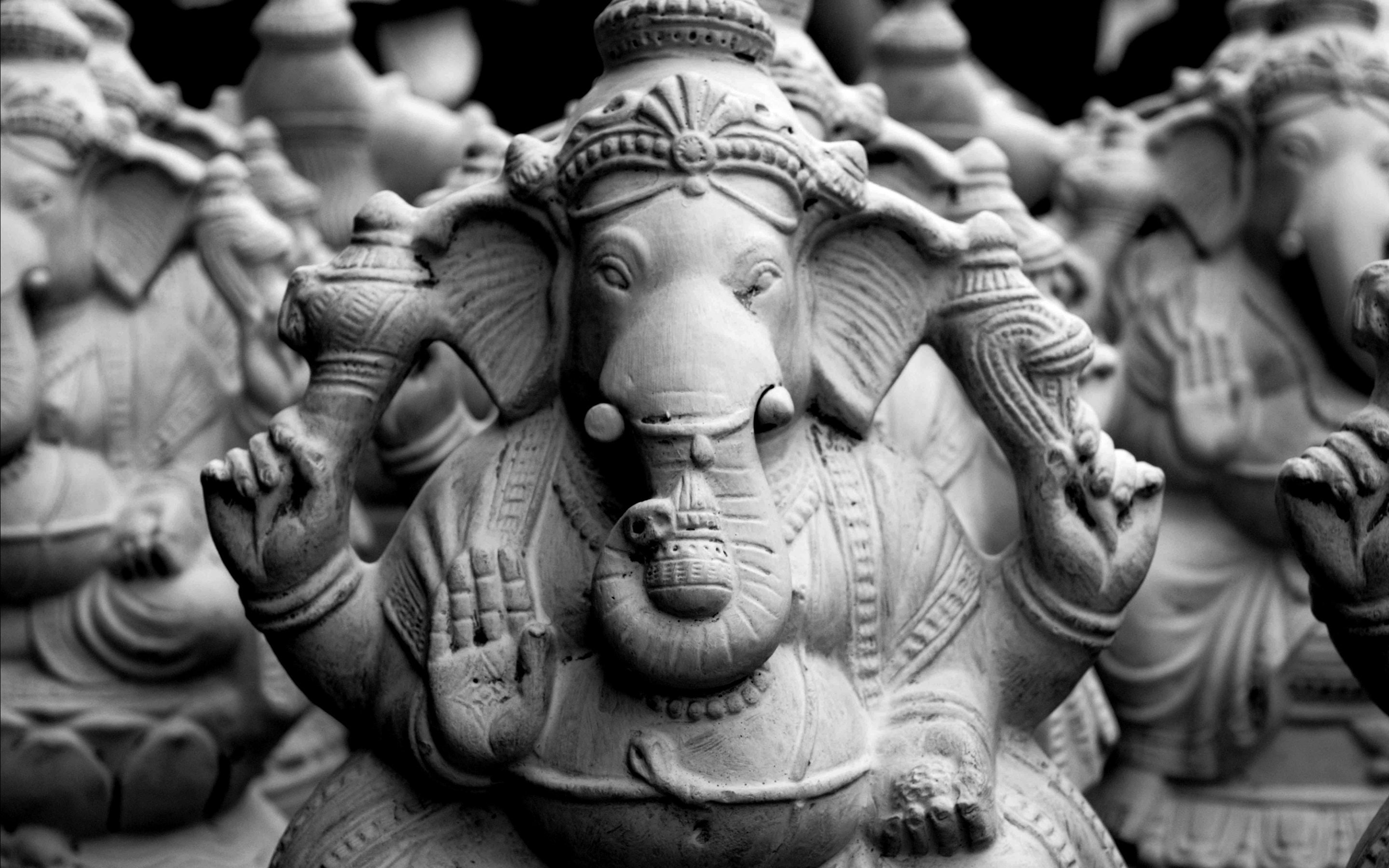 Ganesha statuette lot, Lord Ganesha, Ganapati, Vinayaka, Indian God