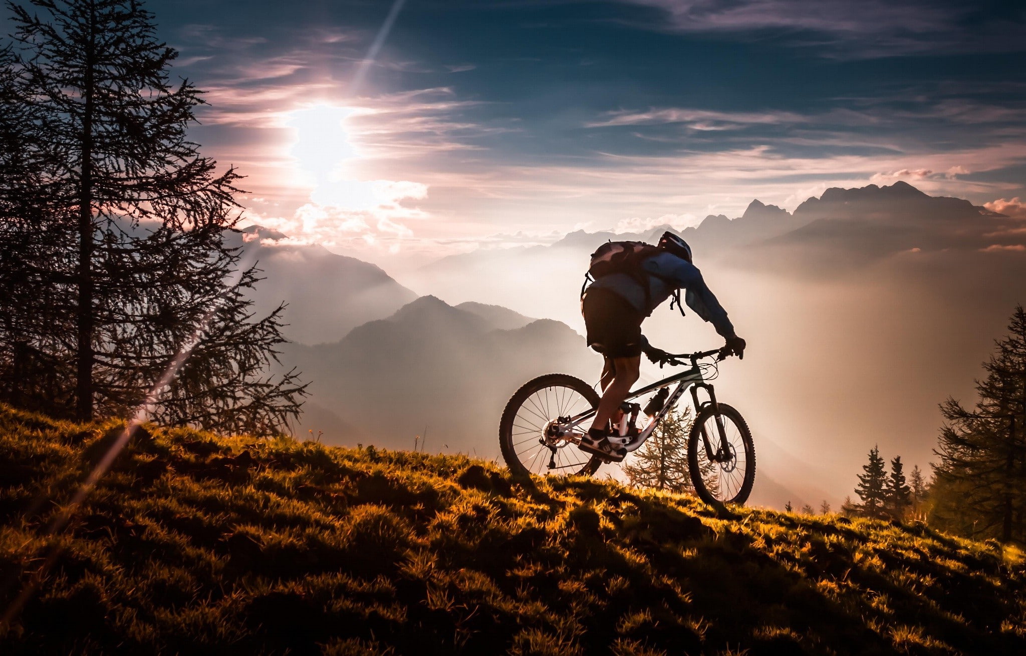 nature bicycle, mountain, activity, sport, mountain range, transportation