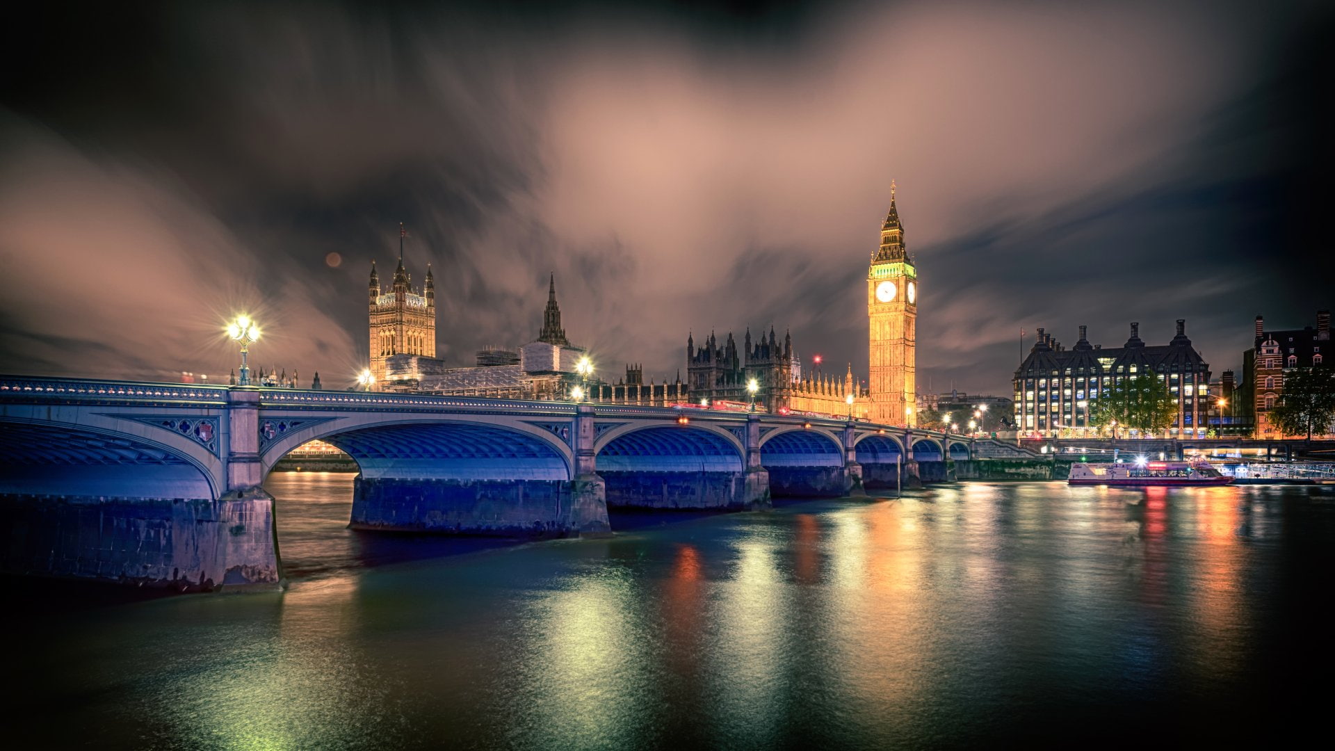 Free download | HD wallpaper: Monuments, Big Ben, Bridge, London, Night ...