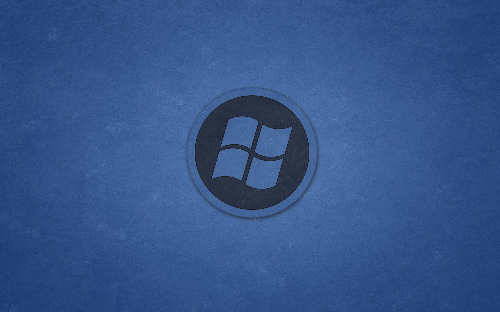 Windows logo clip art, blue, round, dark background, circle, geometric shape