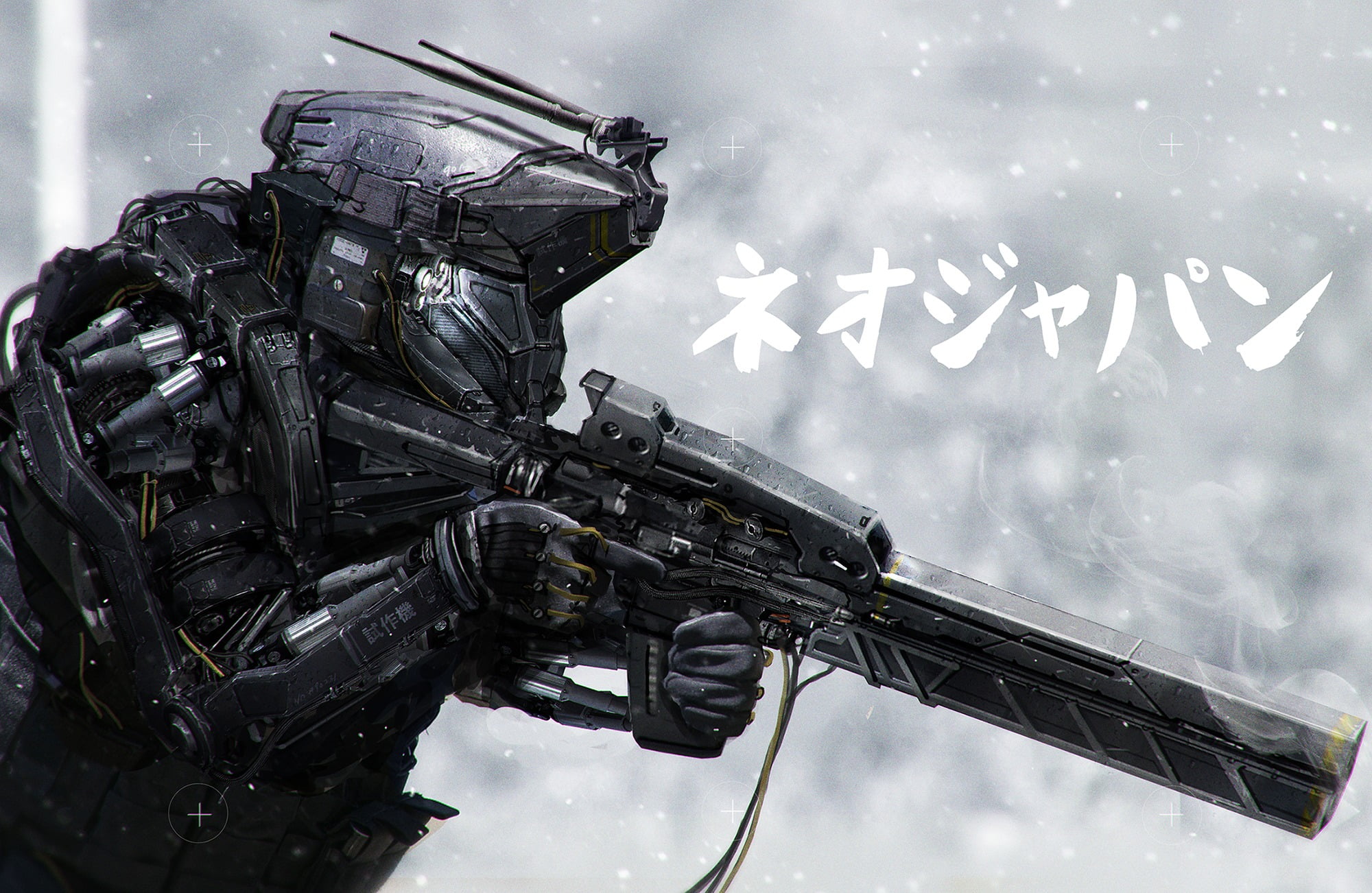 black cyborg wallpaper, fiction, robot, machine, the exoskeleton