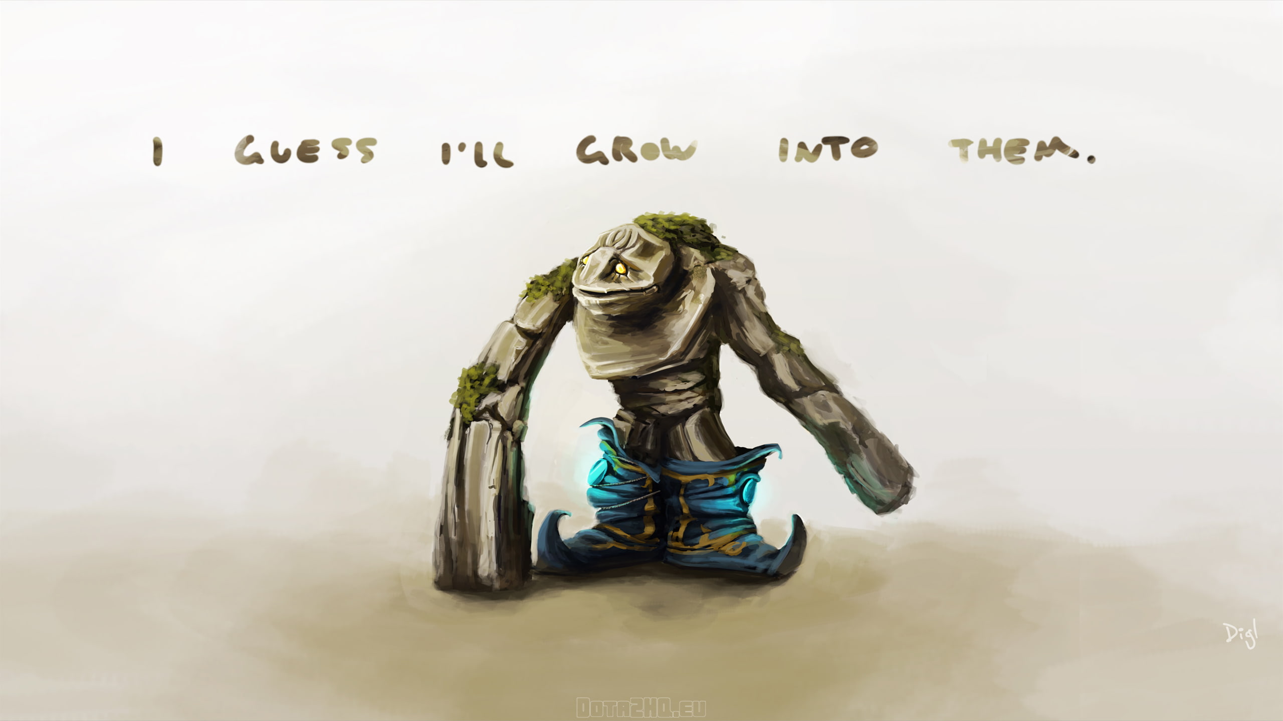 Tiny, Dota 2, Art