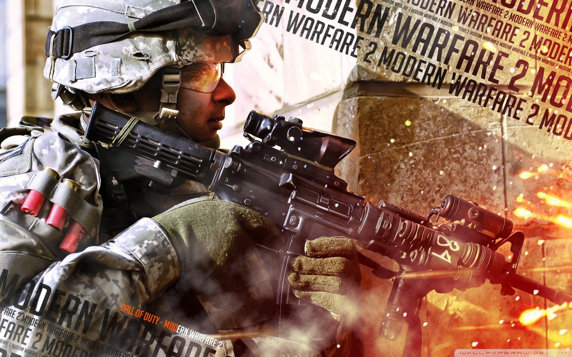Call of Duty Modern Warfare 2, weapon, soldier, video games