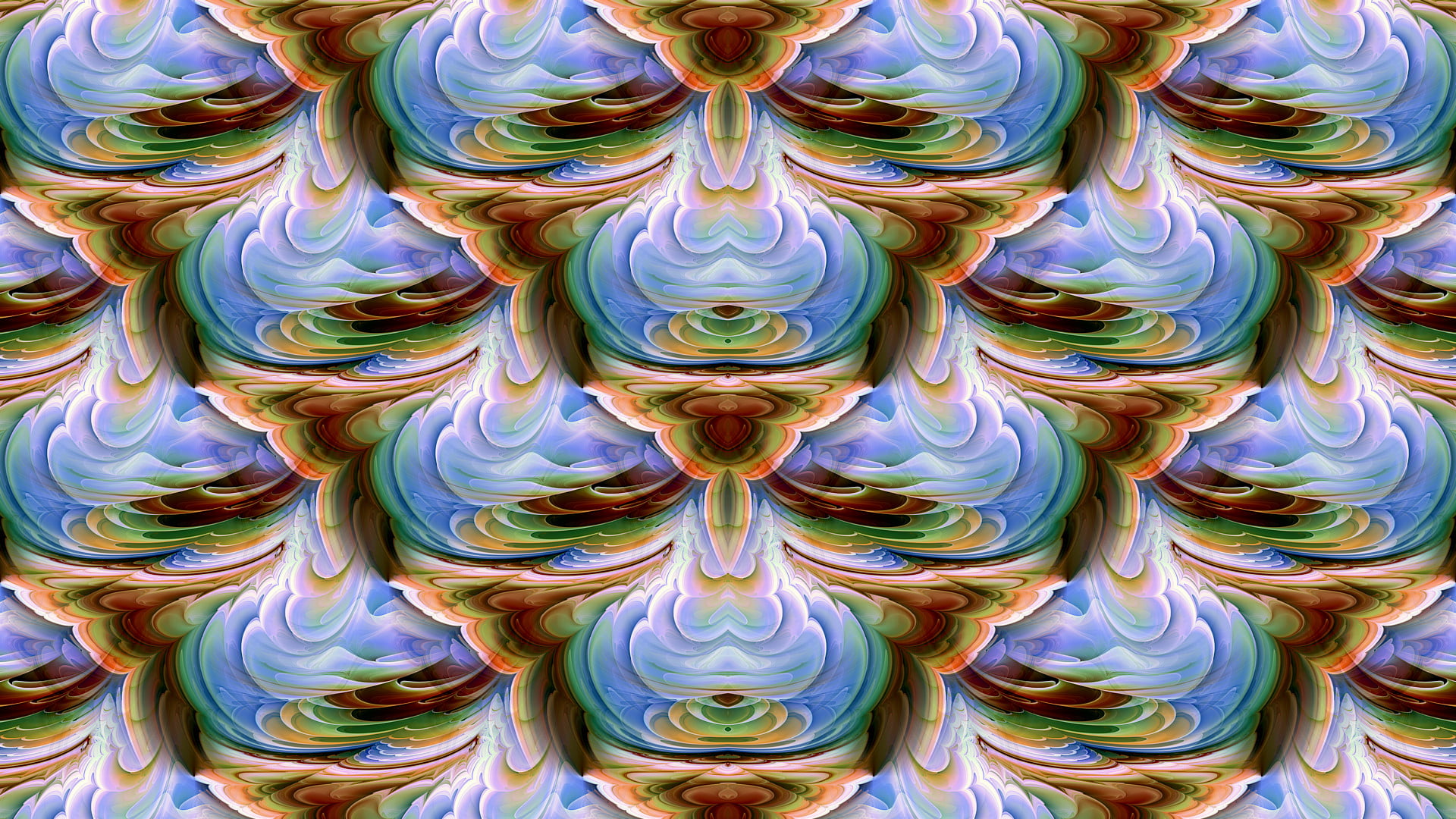 abstract, fractal, pattern, symmetry, digital art, full frame